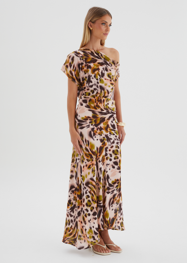 Ryda Drop Shoulder Midi Dress - Zendaya