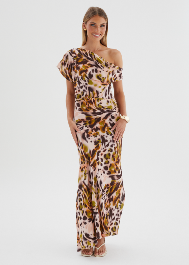 Ryda Drop Shoulder Midi Dress - Zendaya
