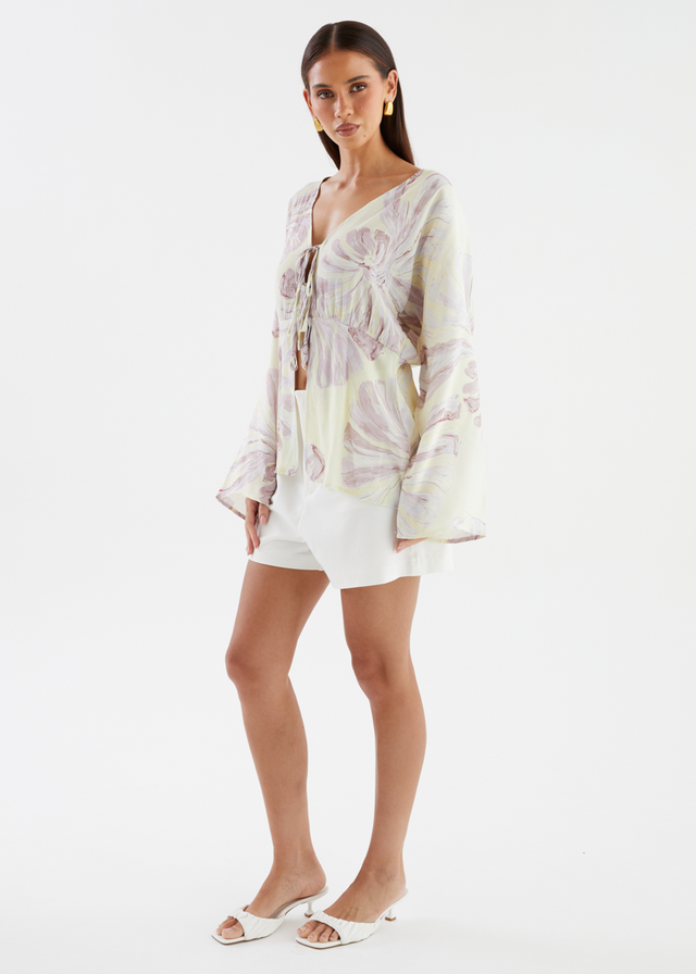 Origami Blouse - Seashell