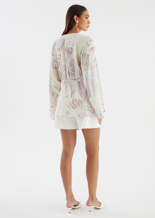 Origami Blouse - Seashell