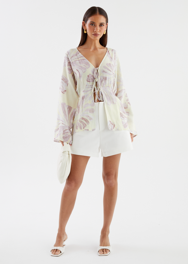 Origami Blouse - Seashell