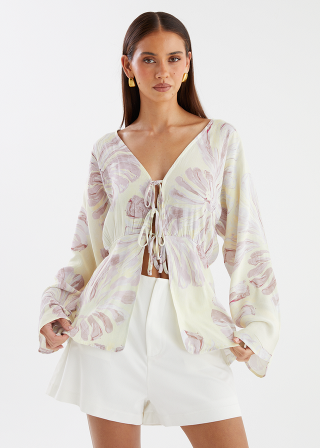 Origami Blouse - Seashell