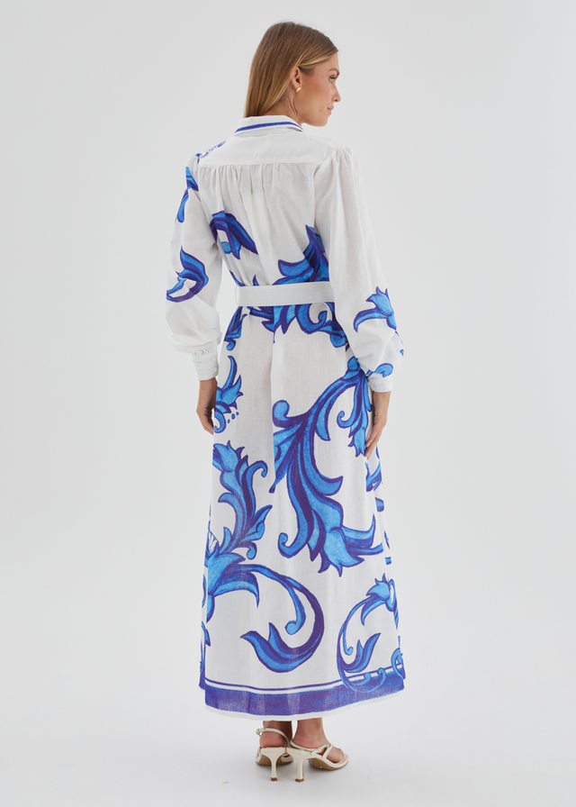 Sage Maxi Dress - Blue Zayna