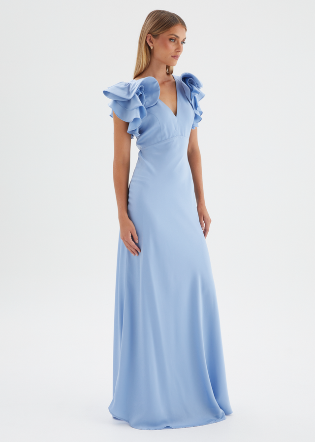 Dali Maxi Dress - Sky Blue