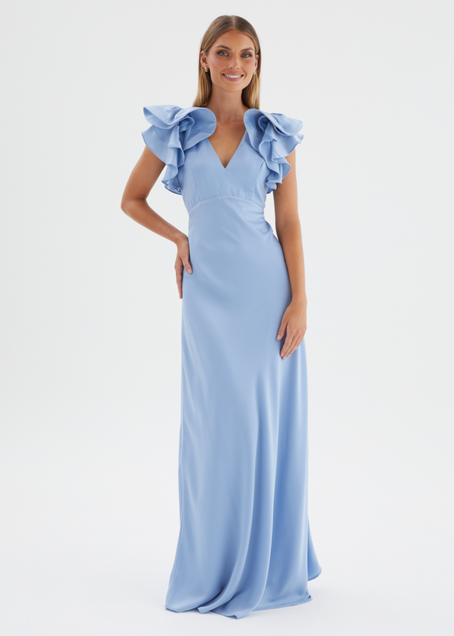 Dali Maxi Dress - Sky Blue