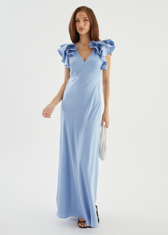 Dali Maxi Dress - Sky Blue