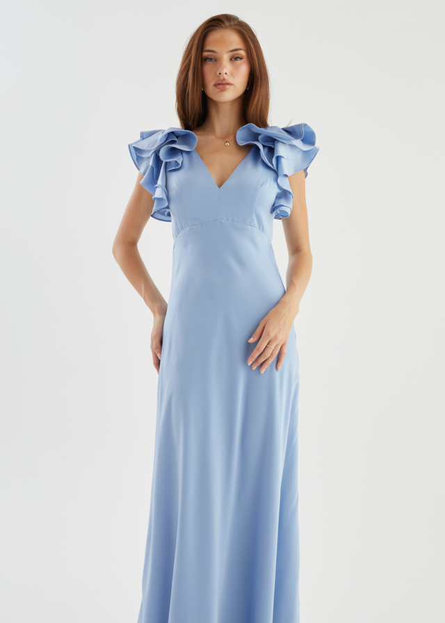 Dali Maxi Dress - Sky Blue