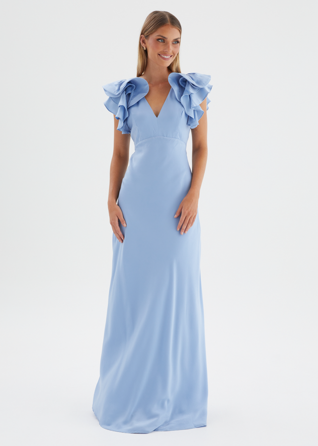 Dali Maxi Dress - Sky Blue