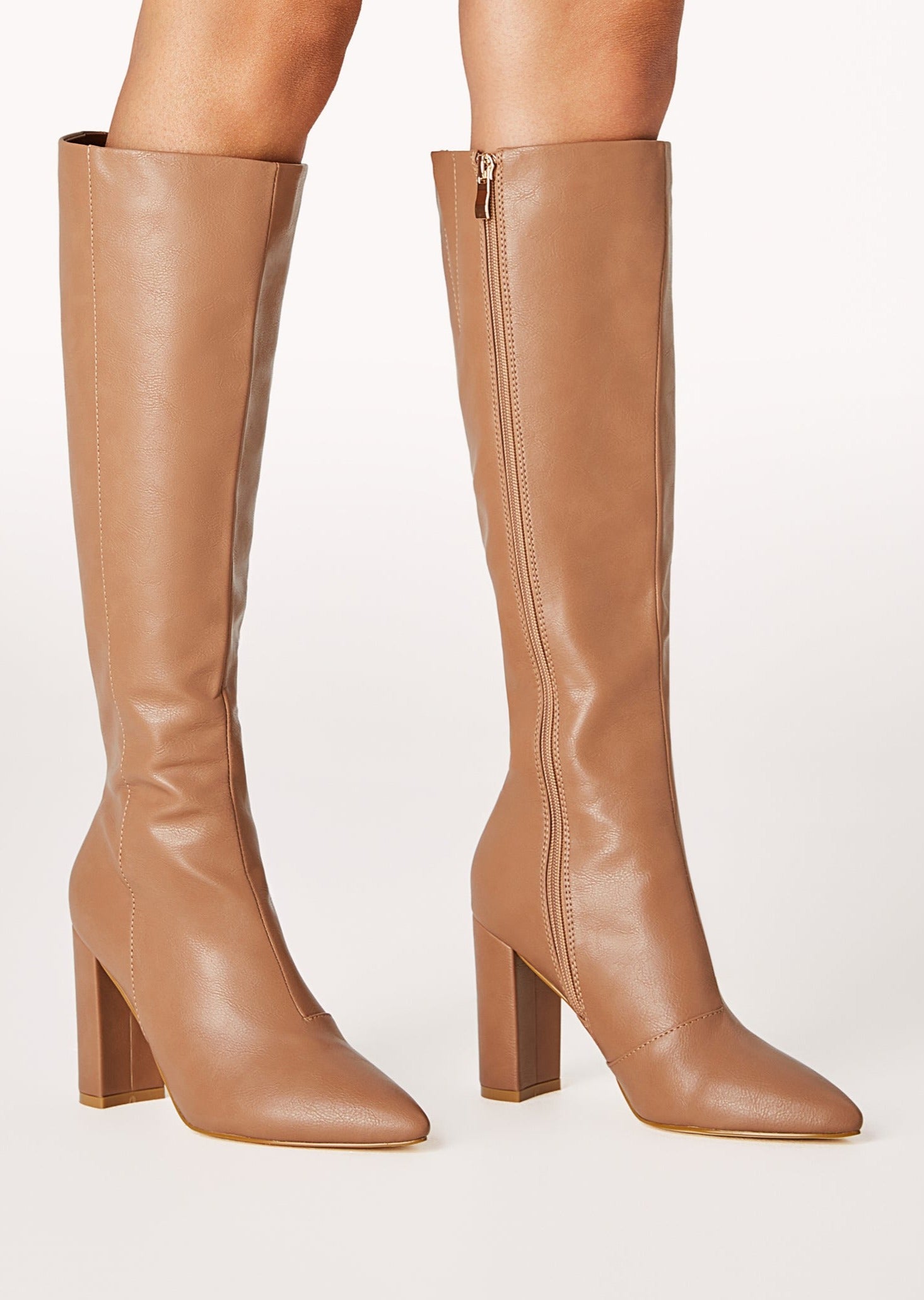 Gibson Knee High Boots - Toffee Texture