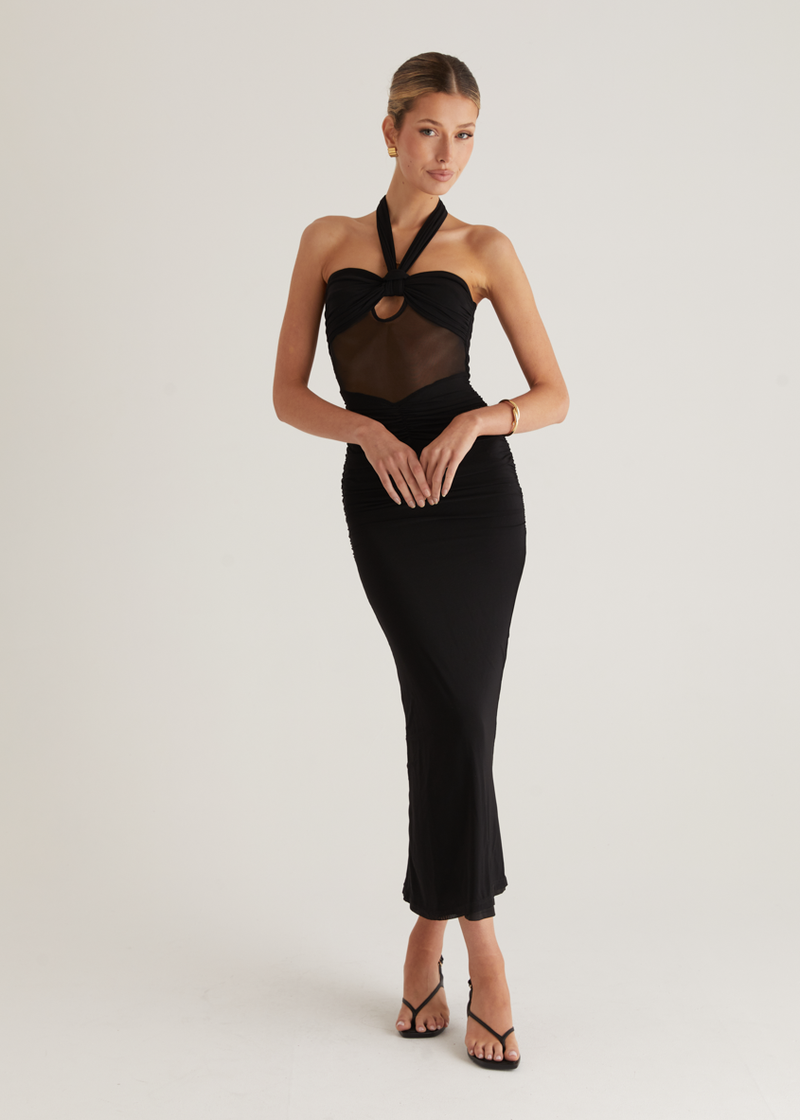 Shop Strapless Maxi Dresses - Gingham & Heels