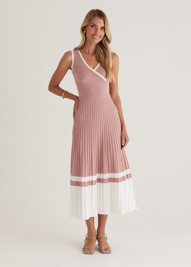 Pink A-line Dresses Gingham & Heels Pink A-line Dresses Gingham & Heels