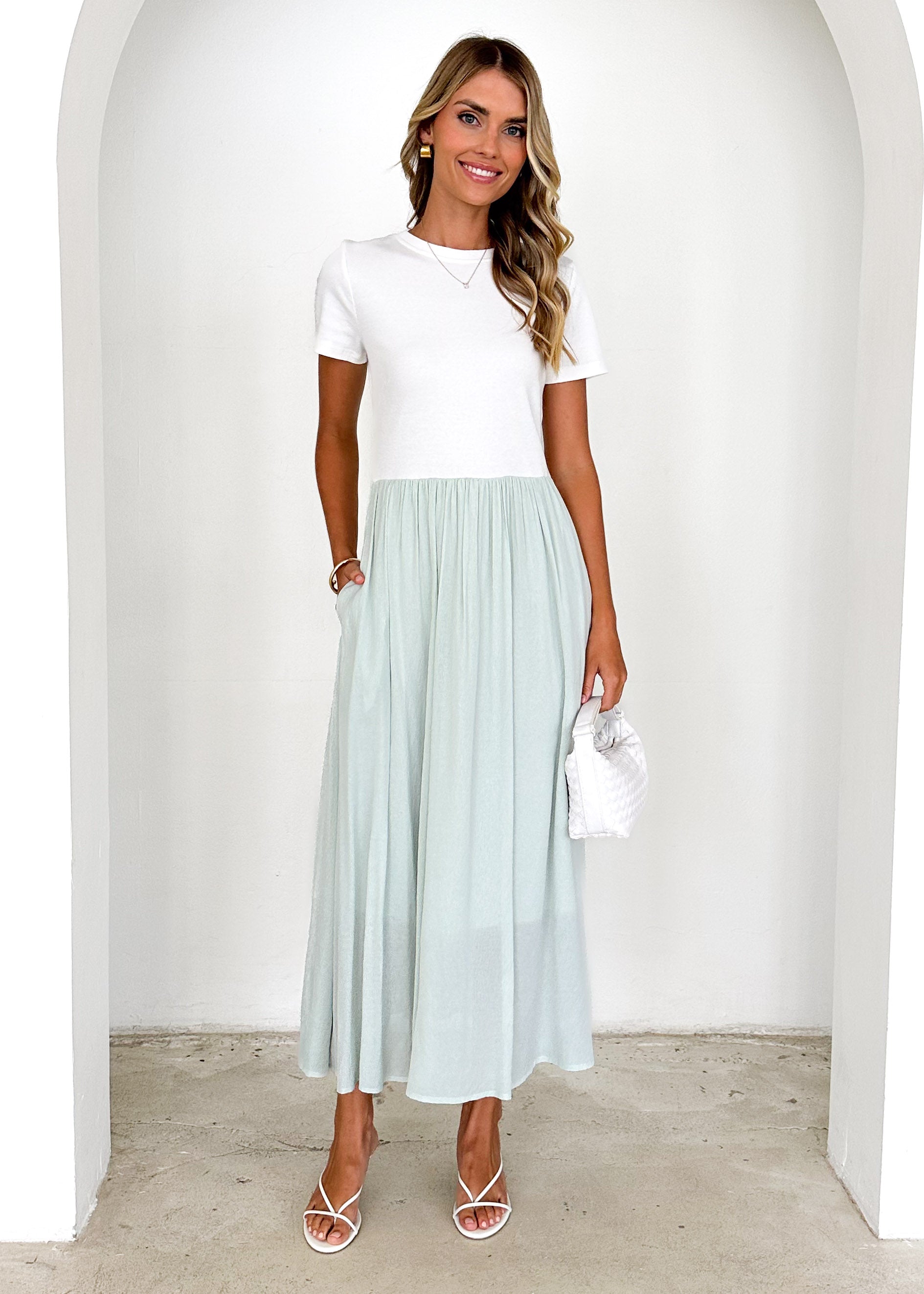 Riptide Maxi Dress - Sage Splice