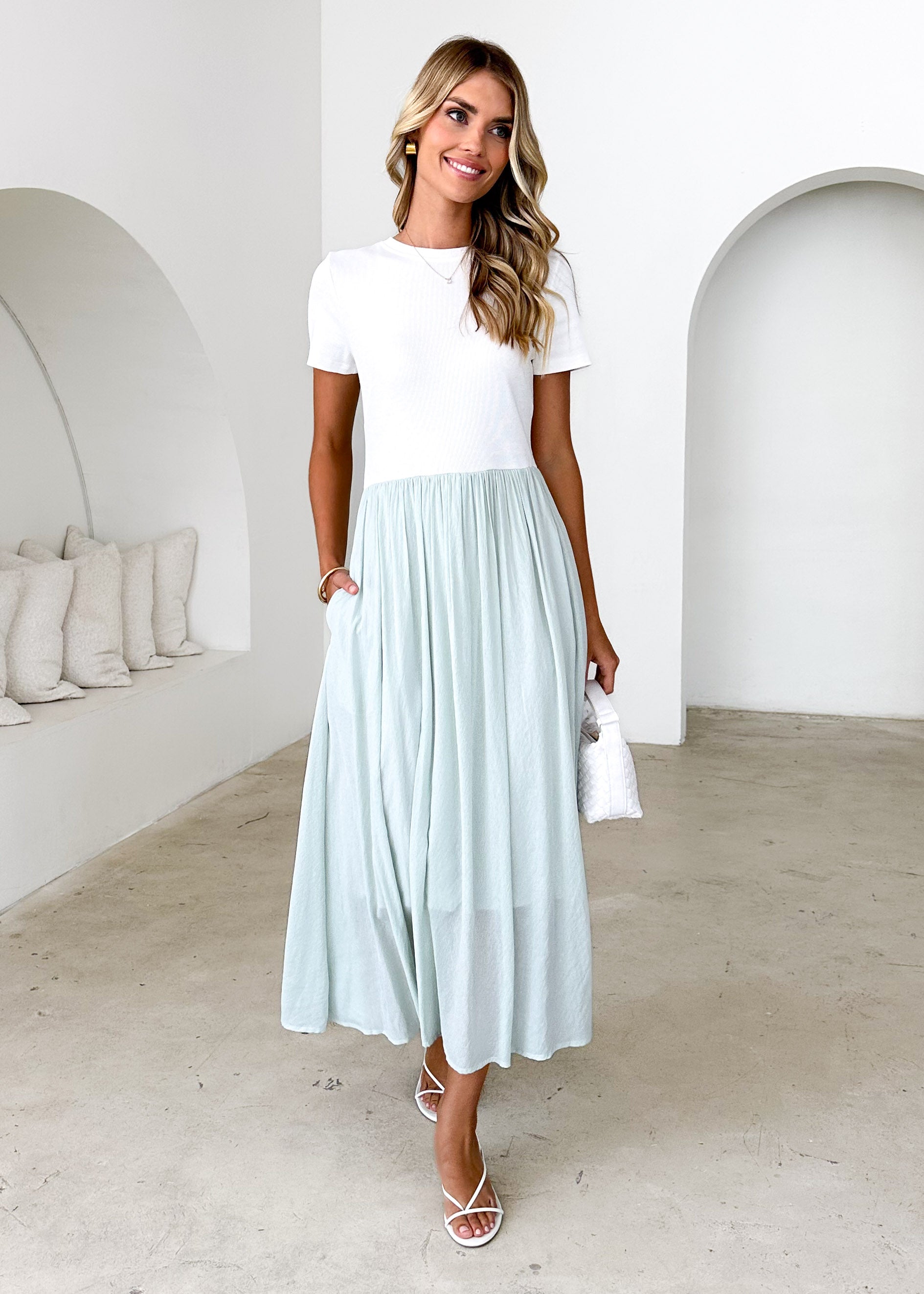 Riptide Maxi Dress - Sage Splice