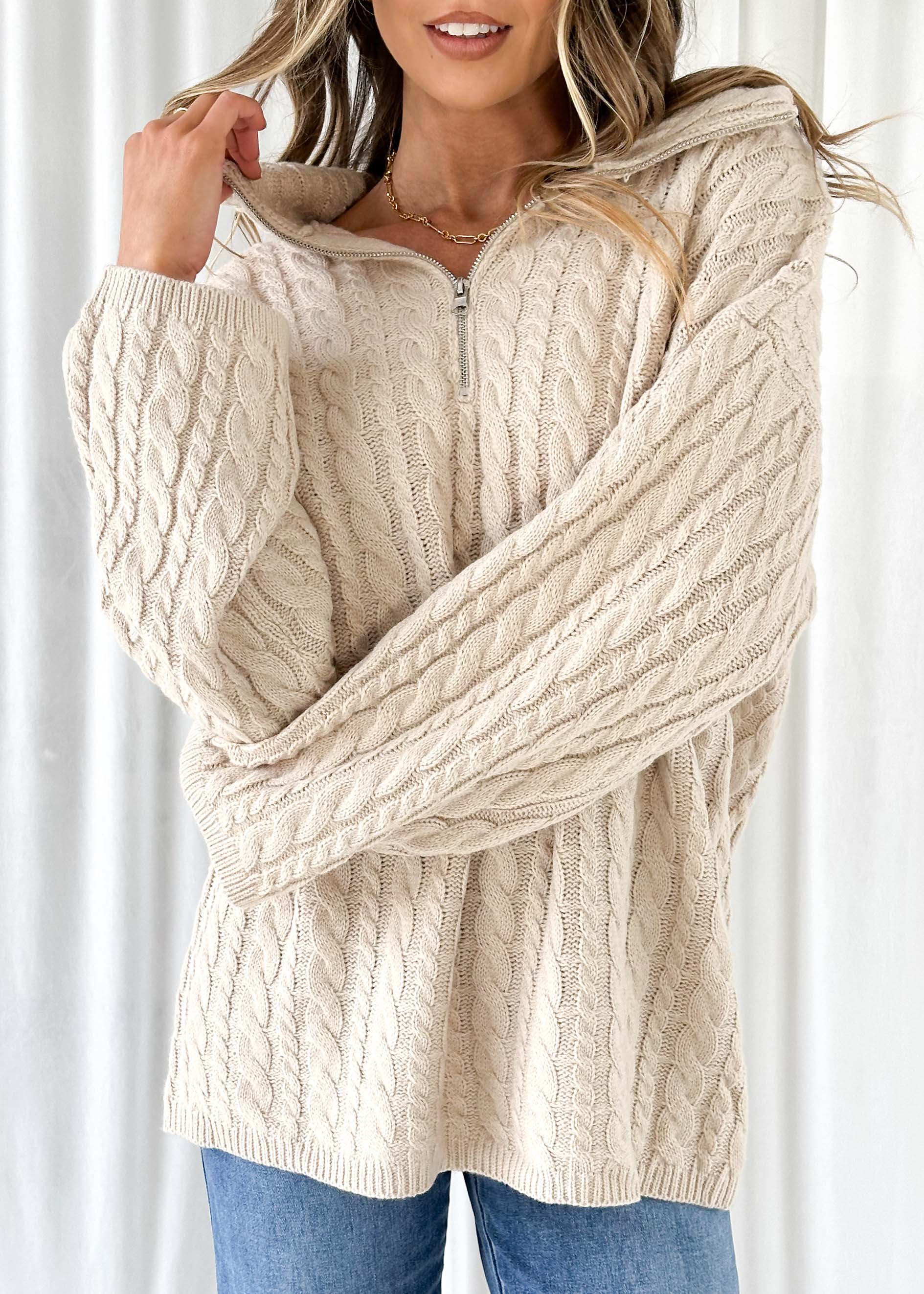 Kaliza Sweater - Oatmeal