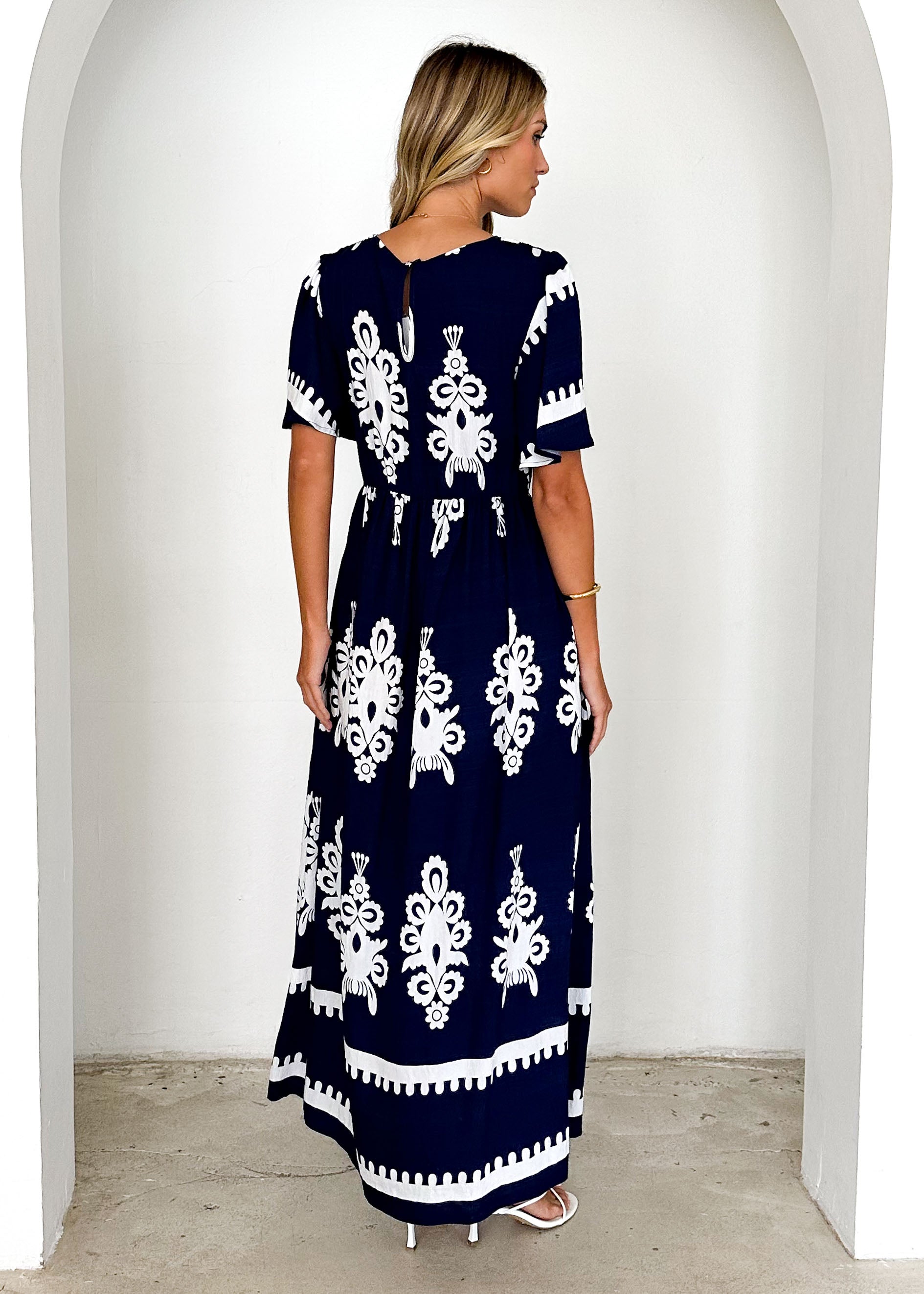 Renegade Maxi Dress - Navy