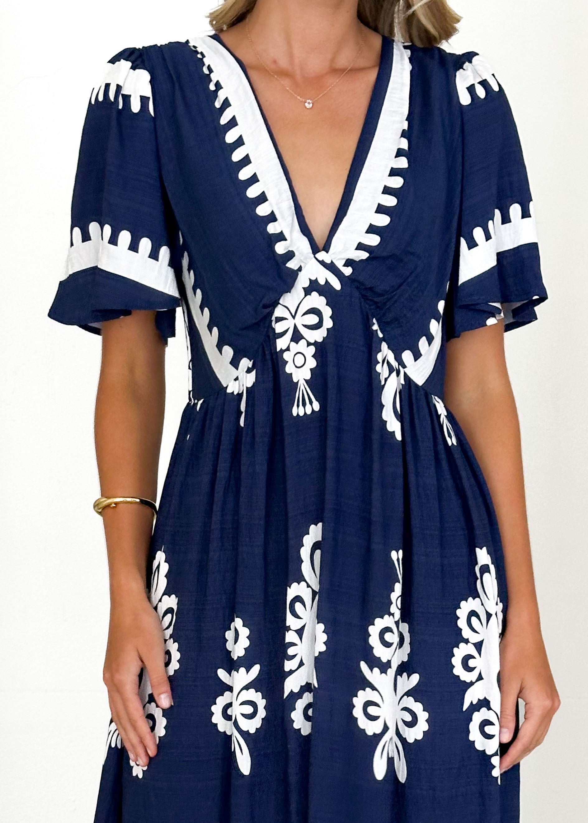 Renegade Maxi Dress - Navy