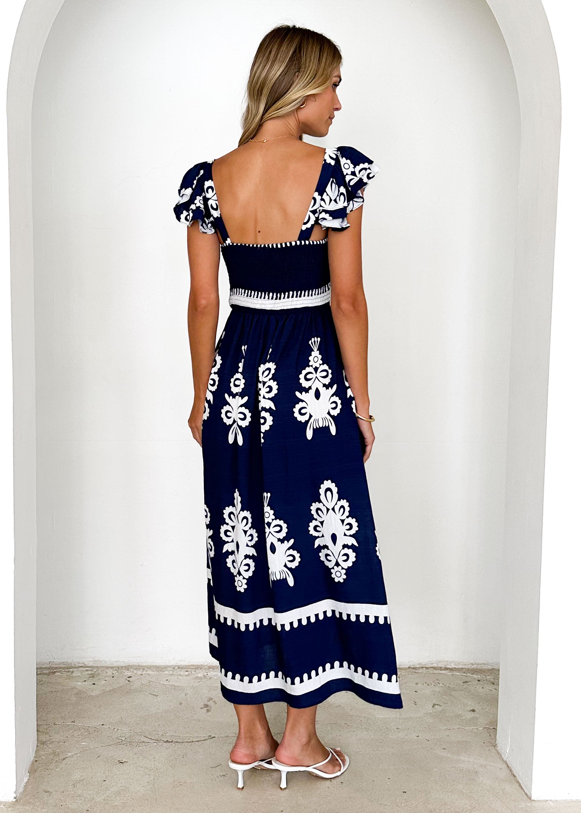 Outlaw Maxi Dress - Navy