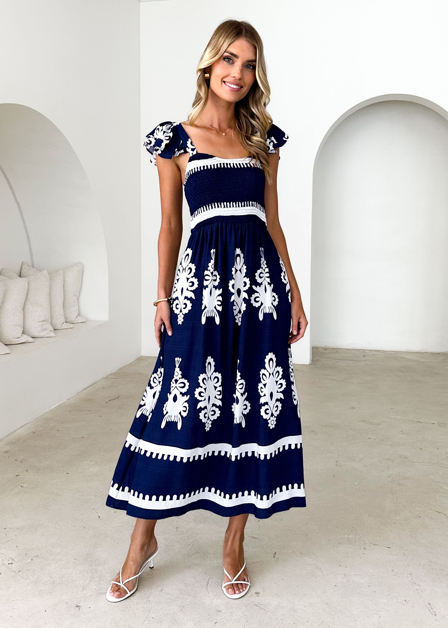 Outlaw Maxi Dress - Navy