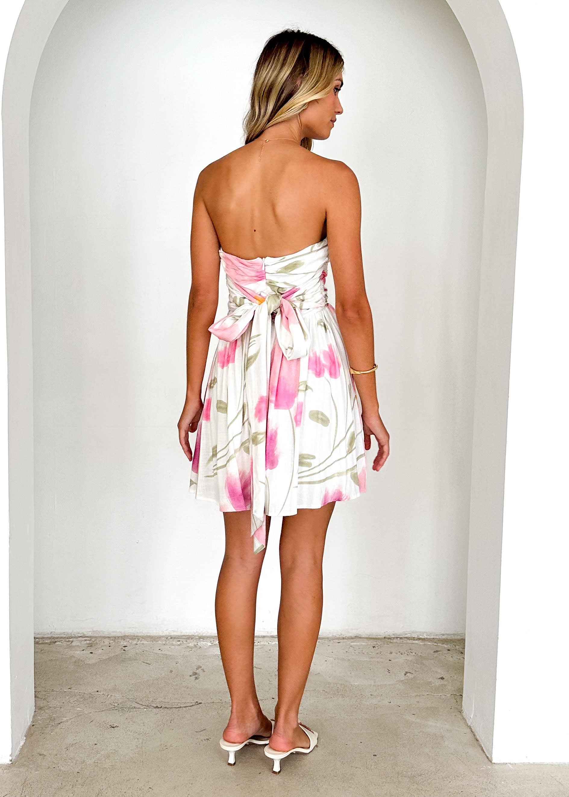 Kezia Strapless Dress - Blossom