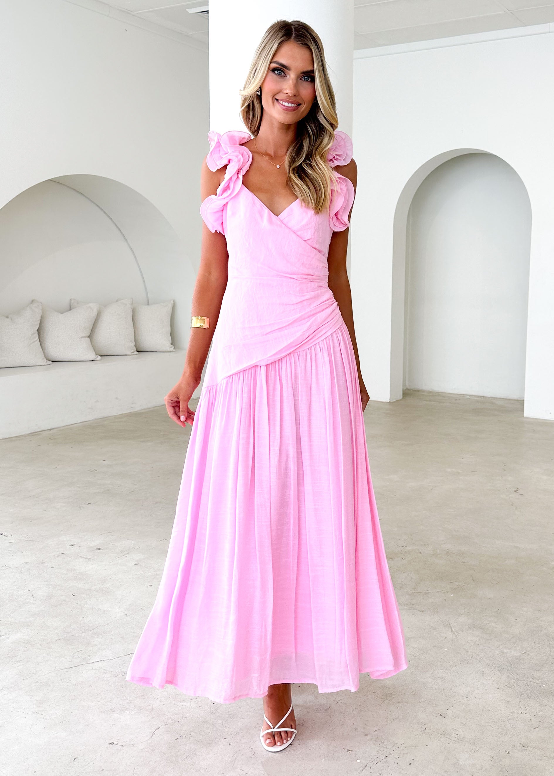 Allara Maxi Dress - Blush