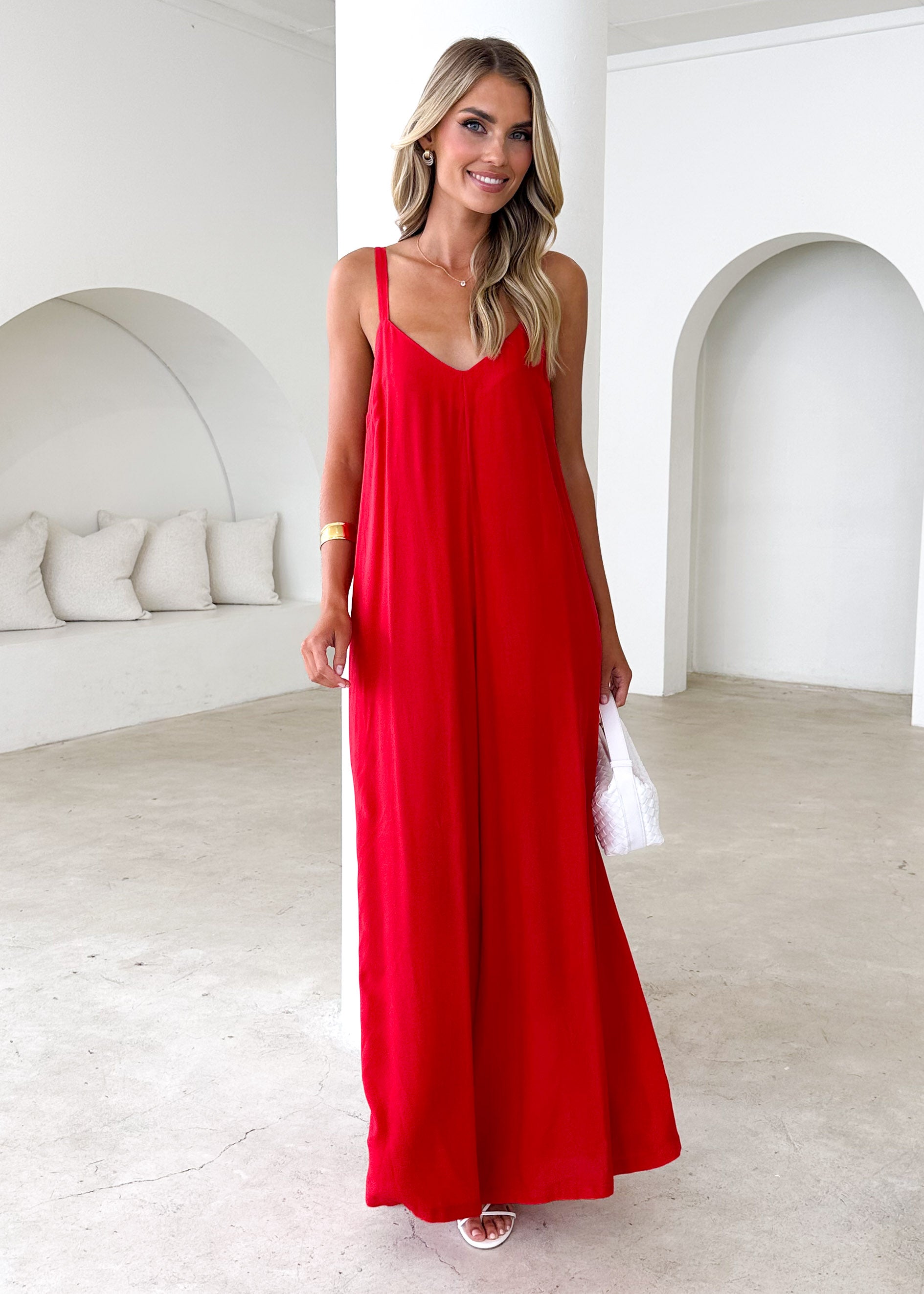 Karita Pantsuit - Red