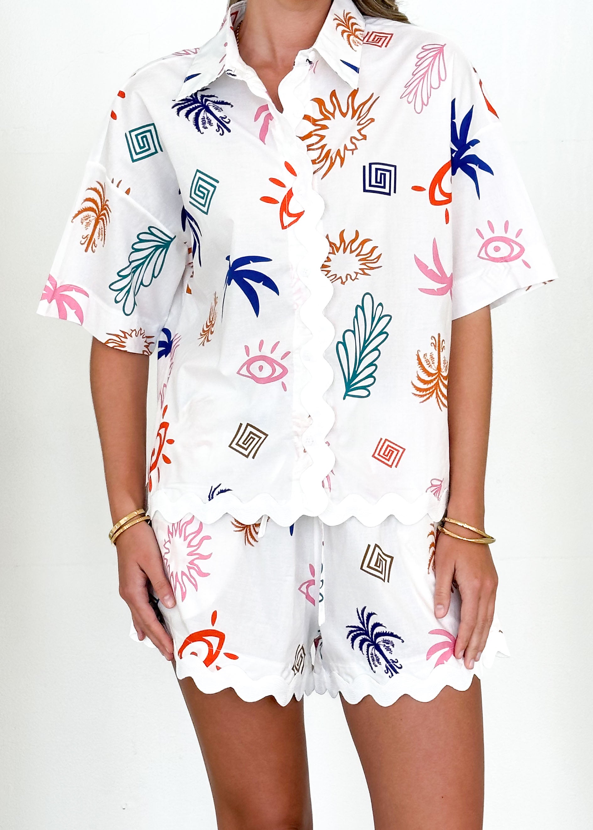 Amerro Shirt - Multi Abstract