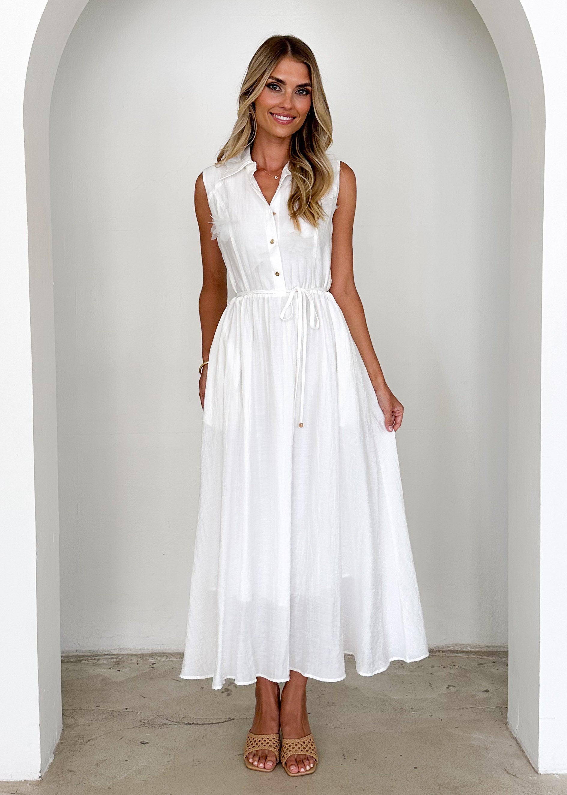 Jodi Maxi Dress - Off White