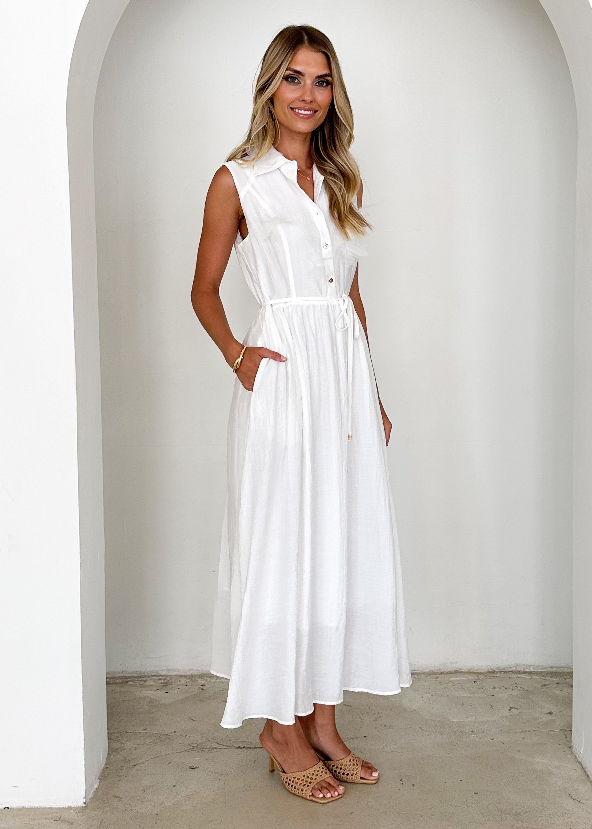 Jodi Maxi Dress - Off White