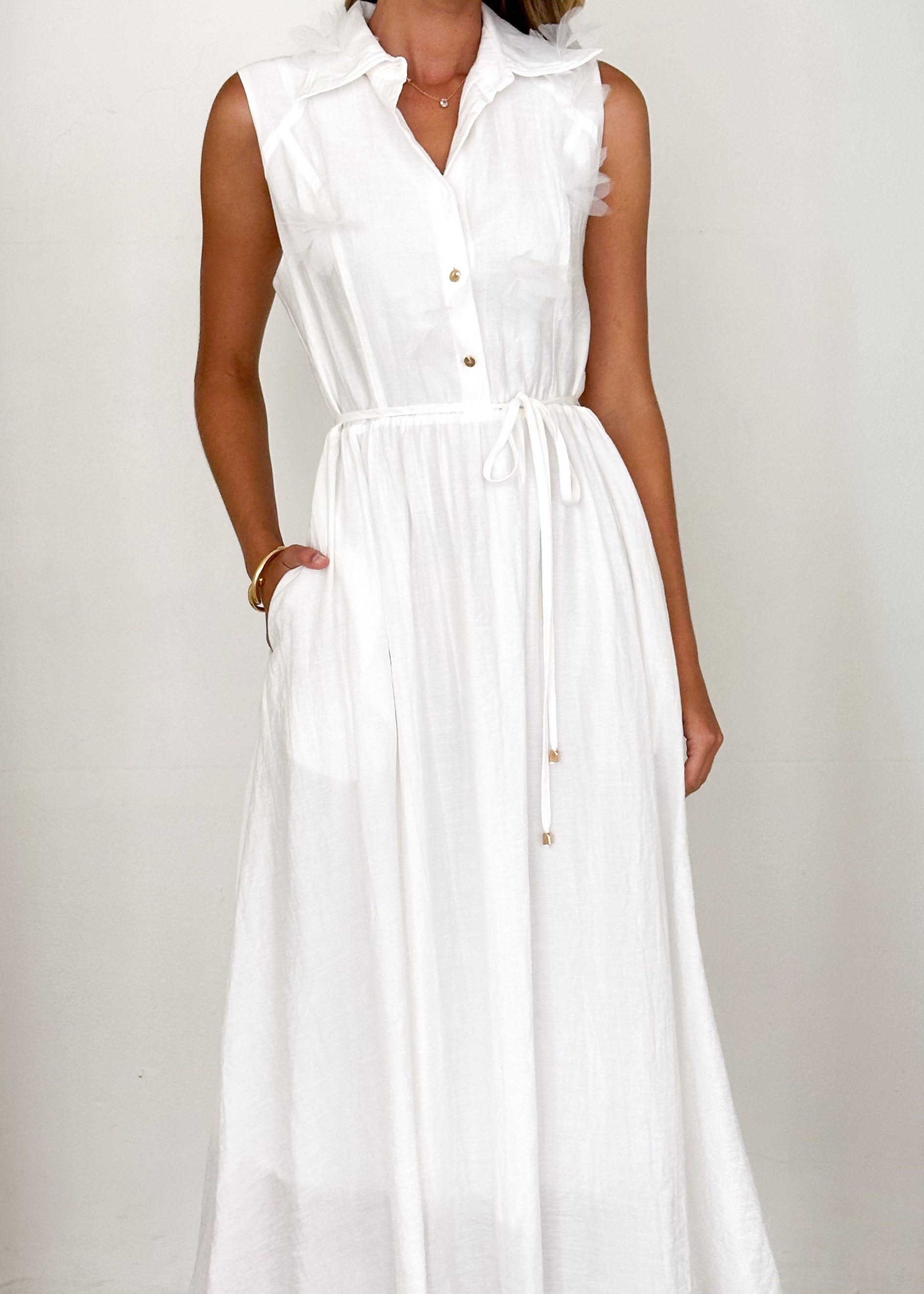 Jodi Maxi Dress - Off White