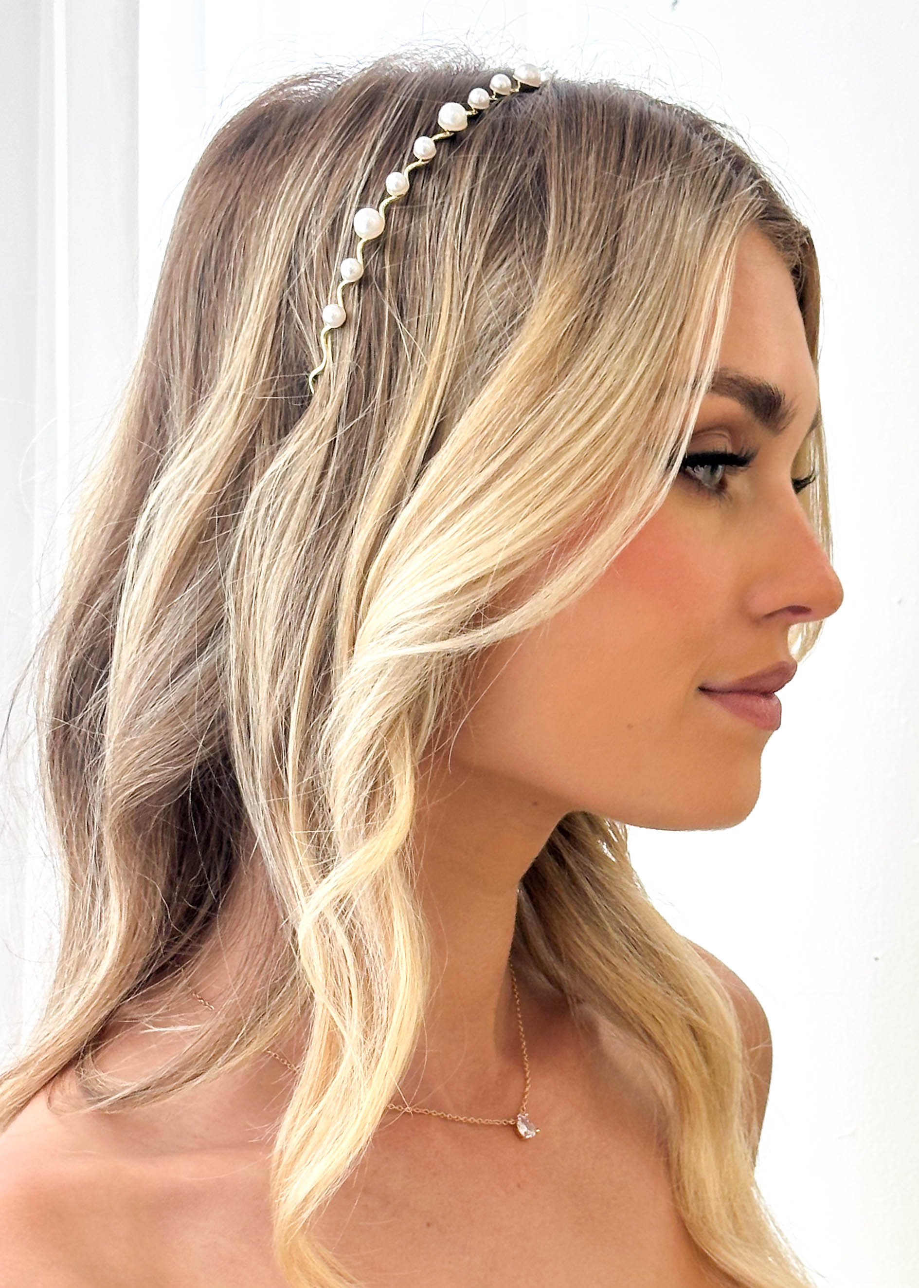 Isla Headband - Pearl