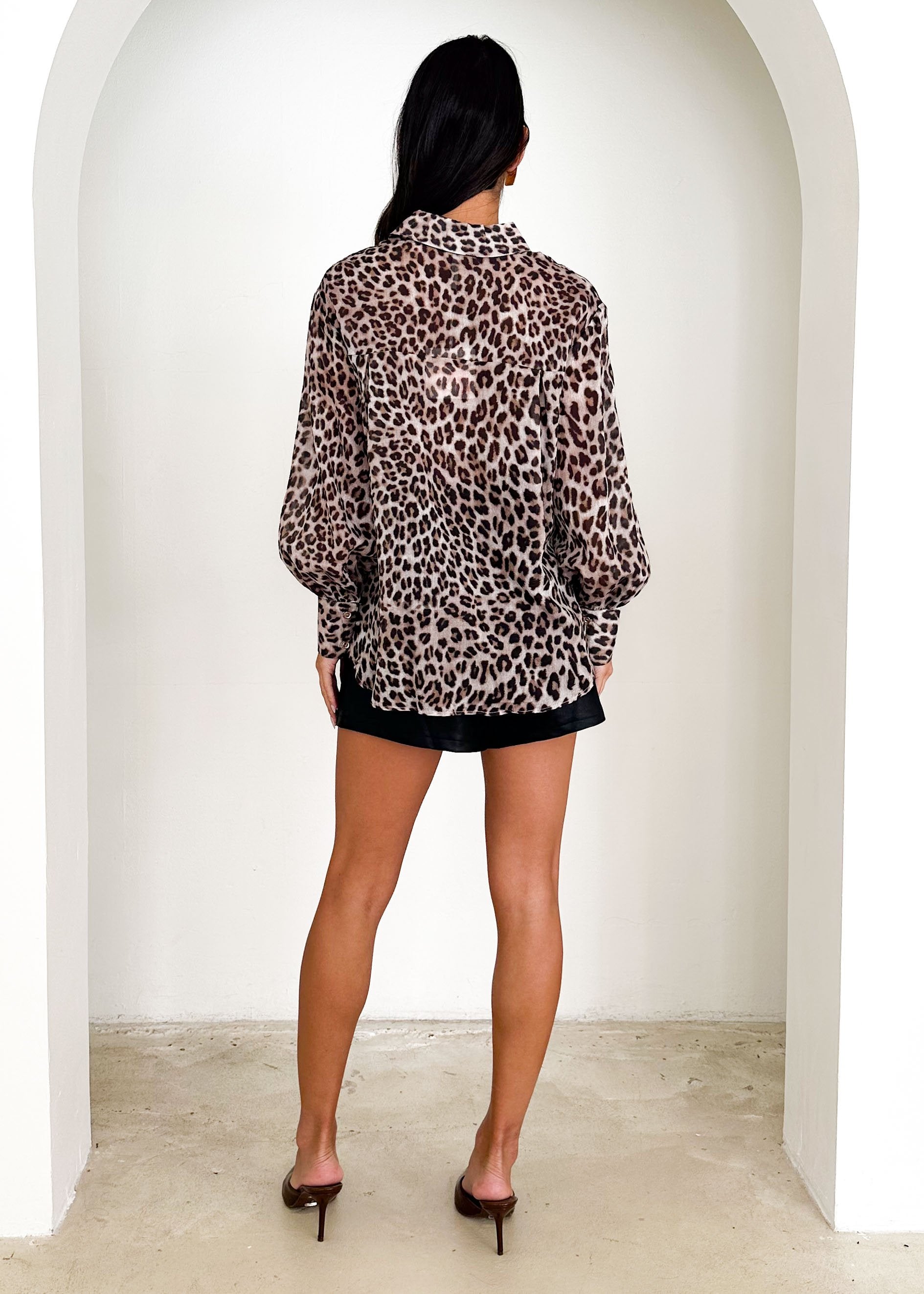 Jordanah Shirt - Leopard