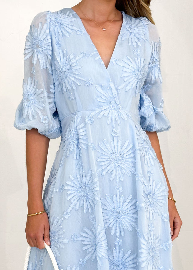 Bayside Midi Dress - Powder Blue