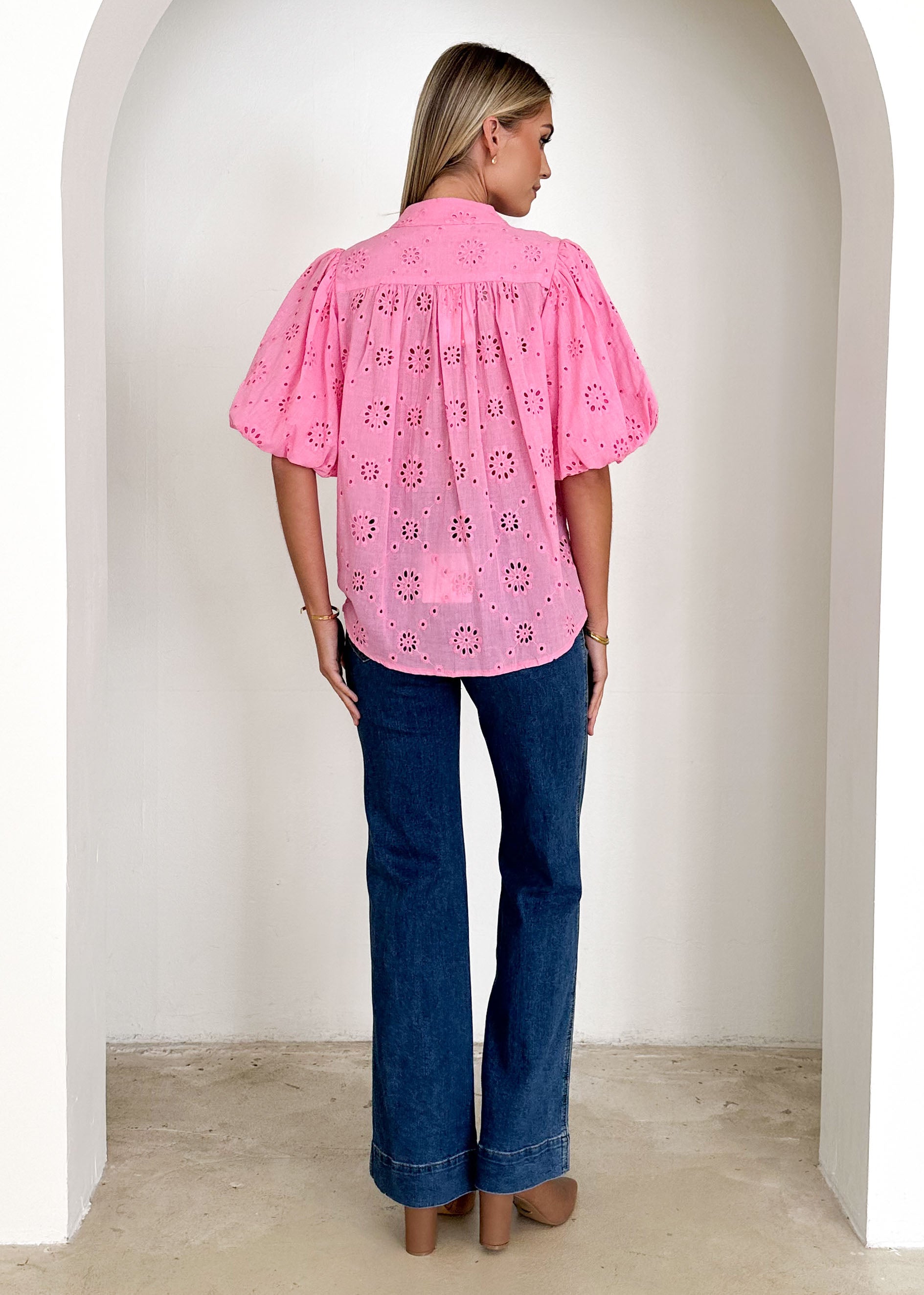 Loanne Shirt - Pink Anglaise