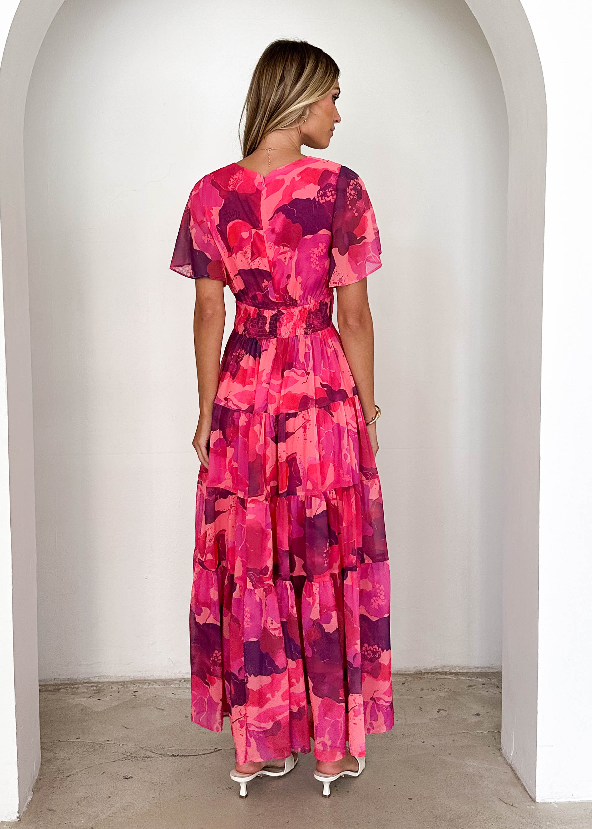 Gracelands Maxi Dress - Magenta Rush