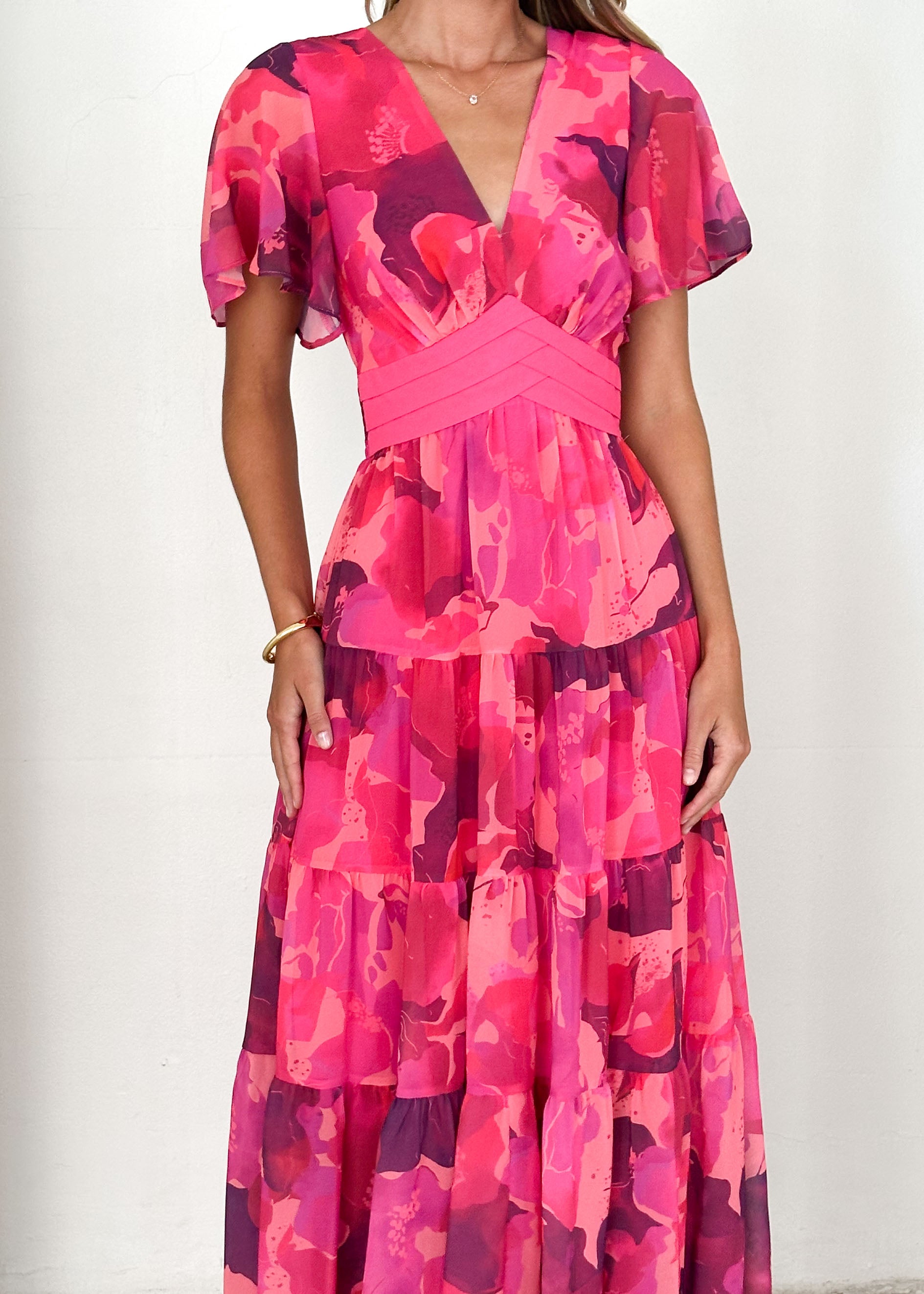 Gracelands Maxi Dress - Magenta Rush