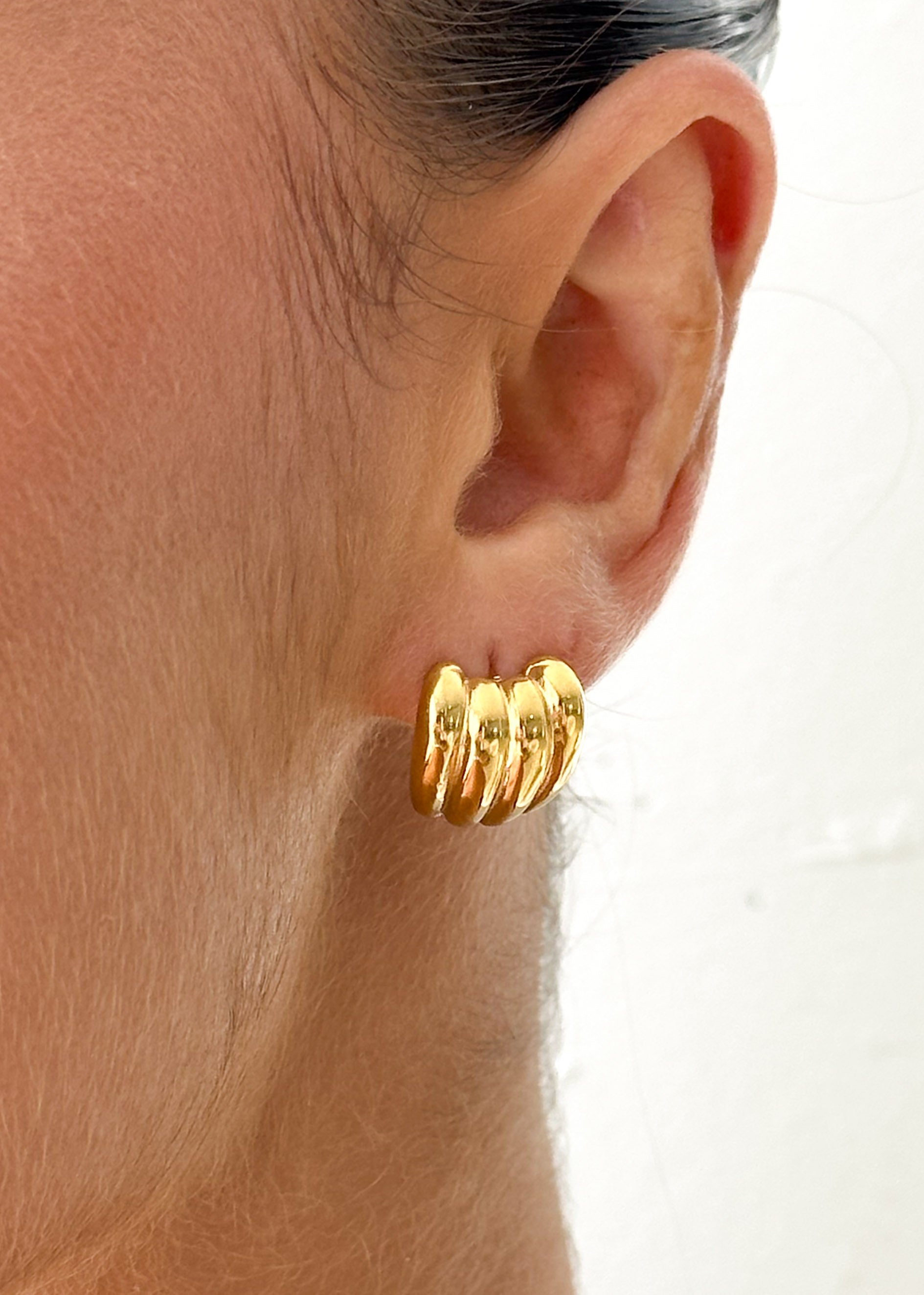 Saskia Earrings - Gold