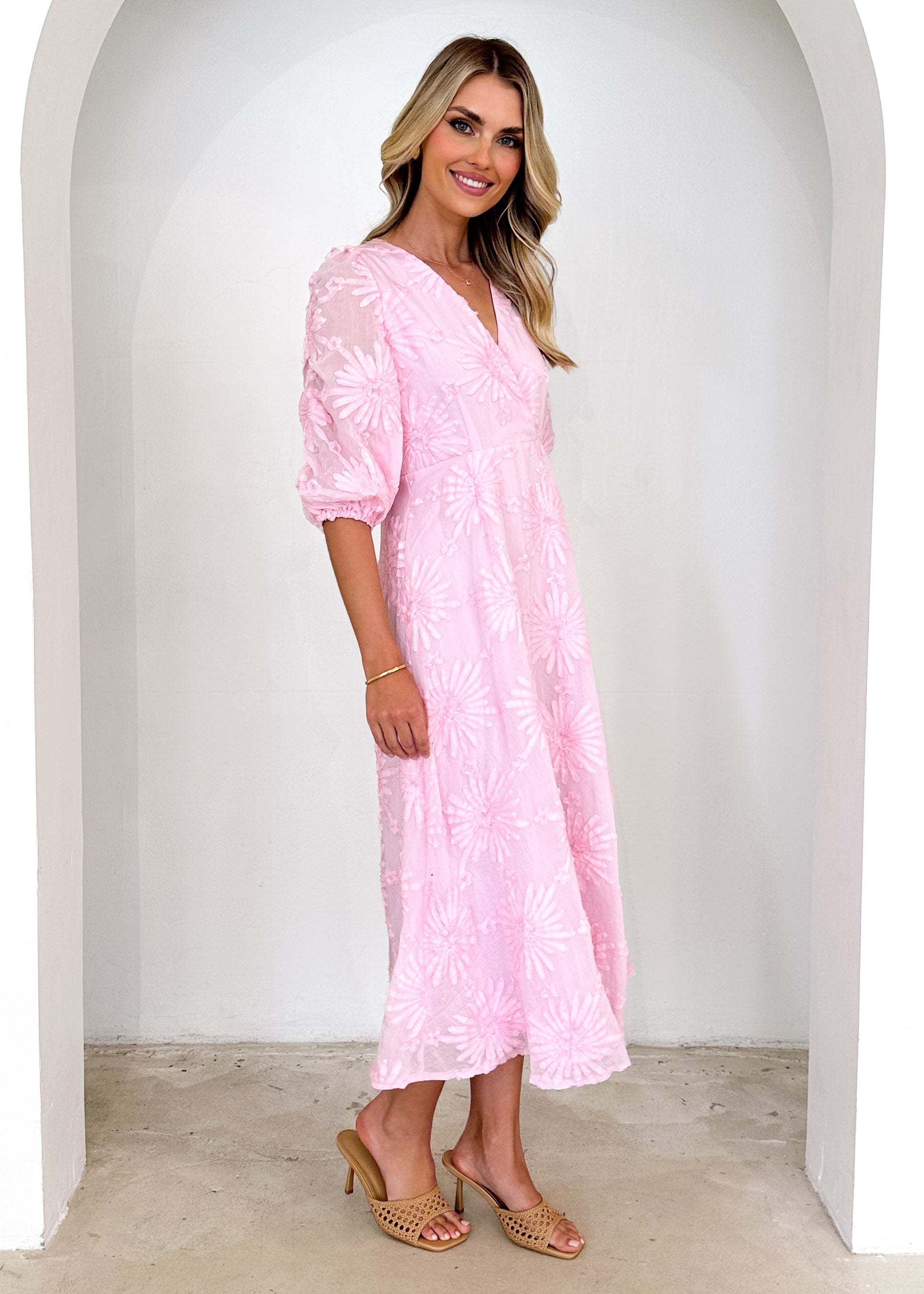 Bayside Midi Dress - Pink