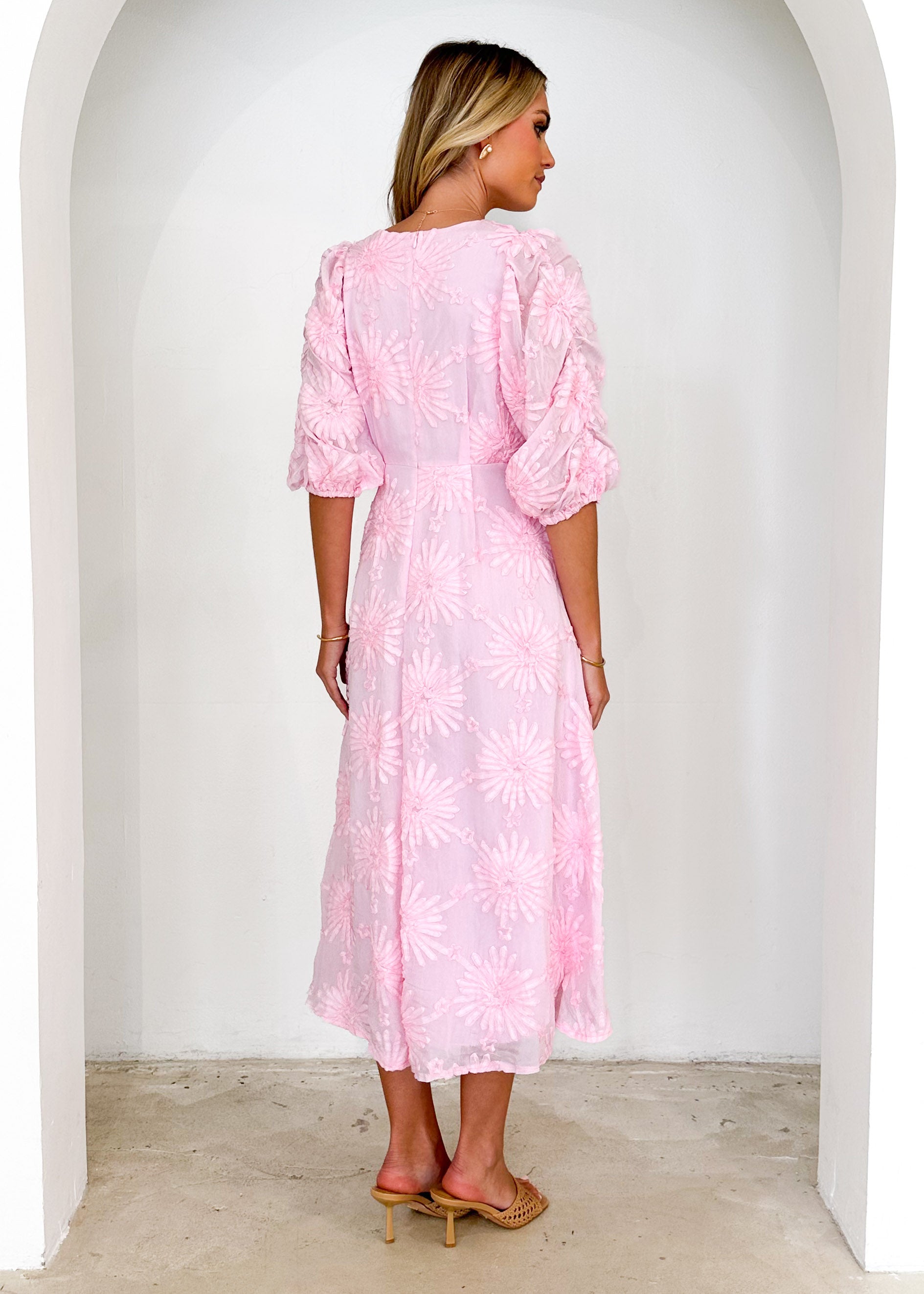 Bayside Midi Dress - Pink