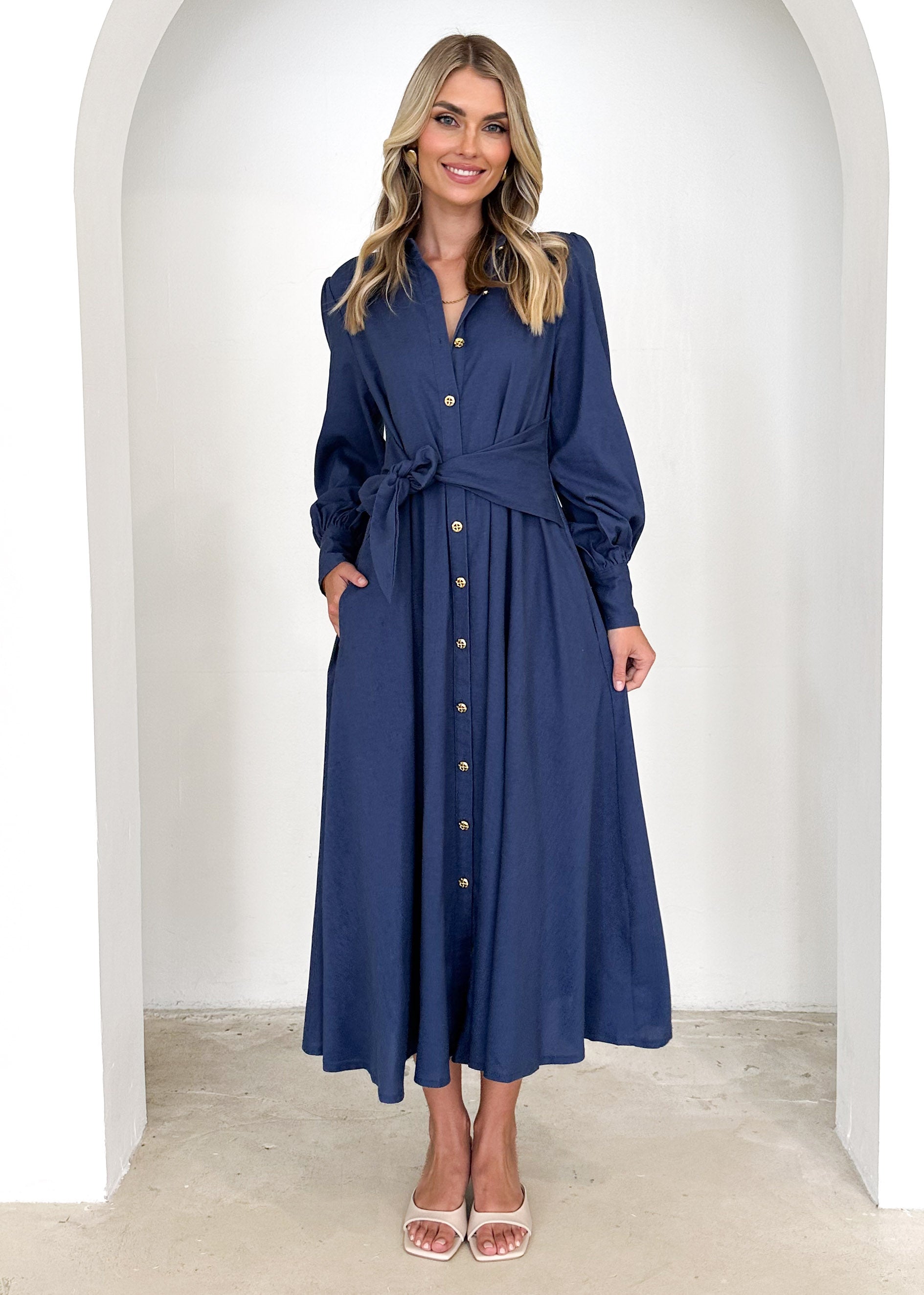 Aspen Maxi Dress - Navy