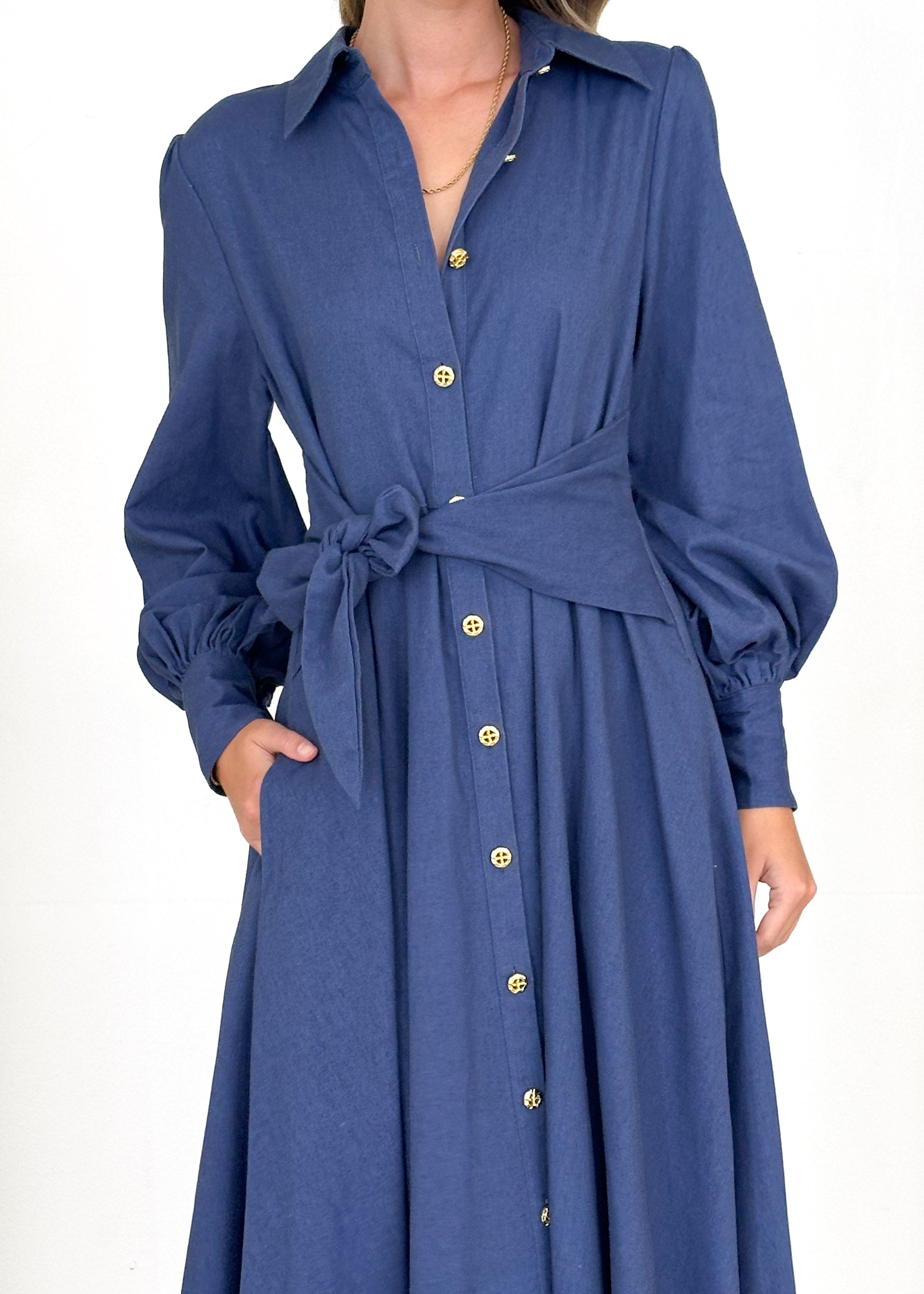 Aspen Maxi Dress - Navy