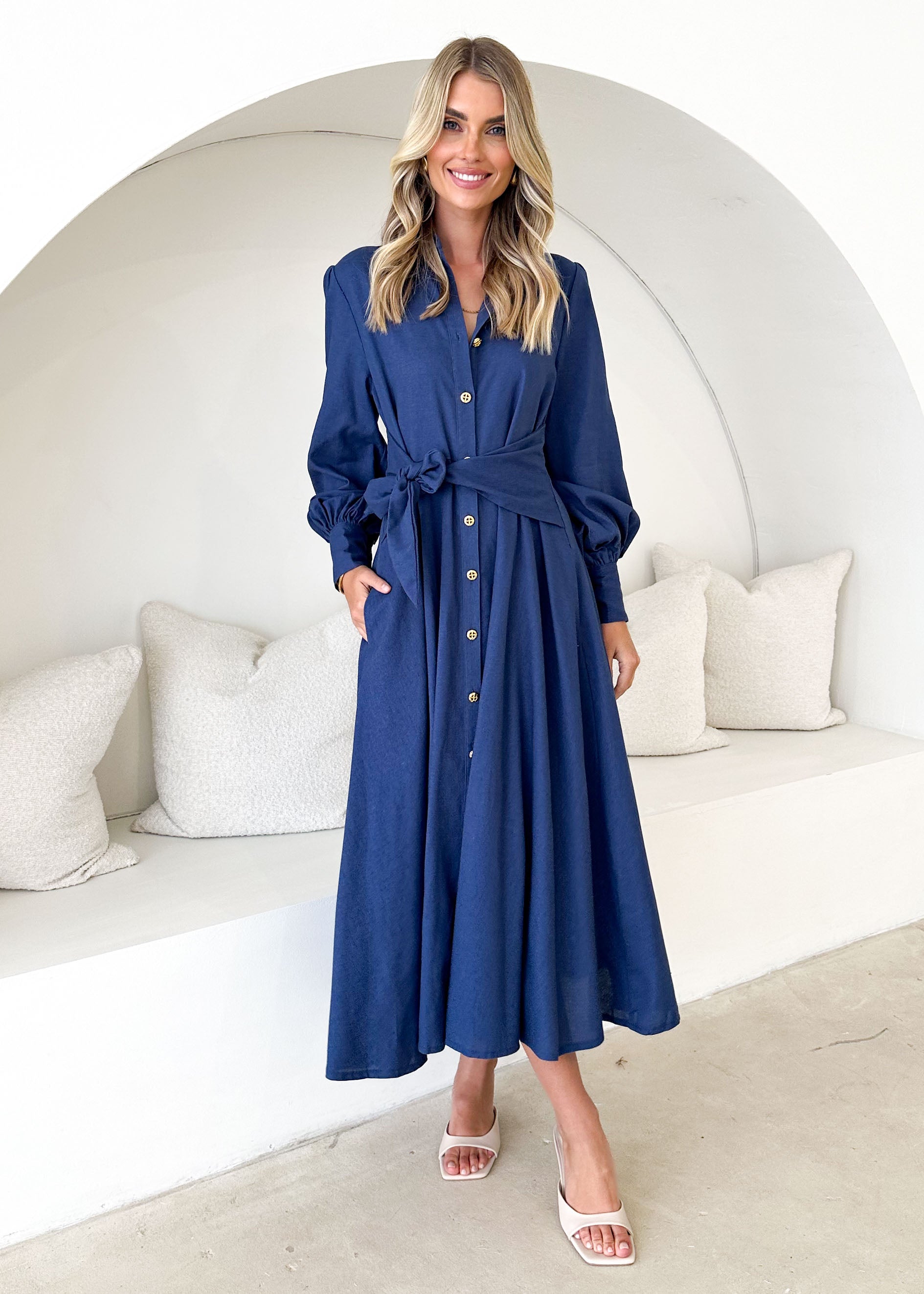 Aspen Maxi Dress - Navy