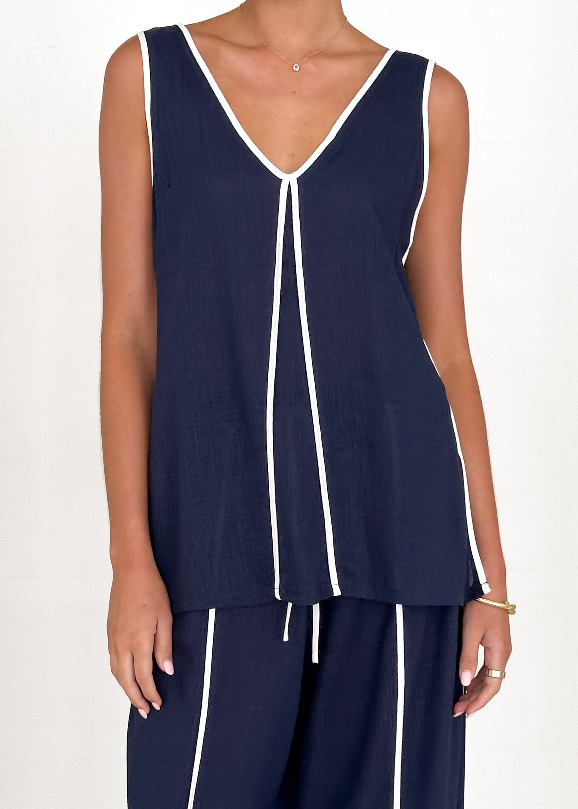 Kennedy Top - Navy