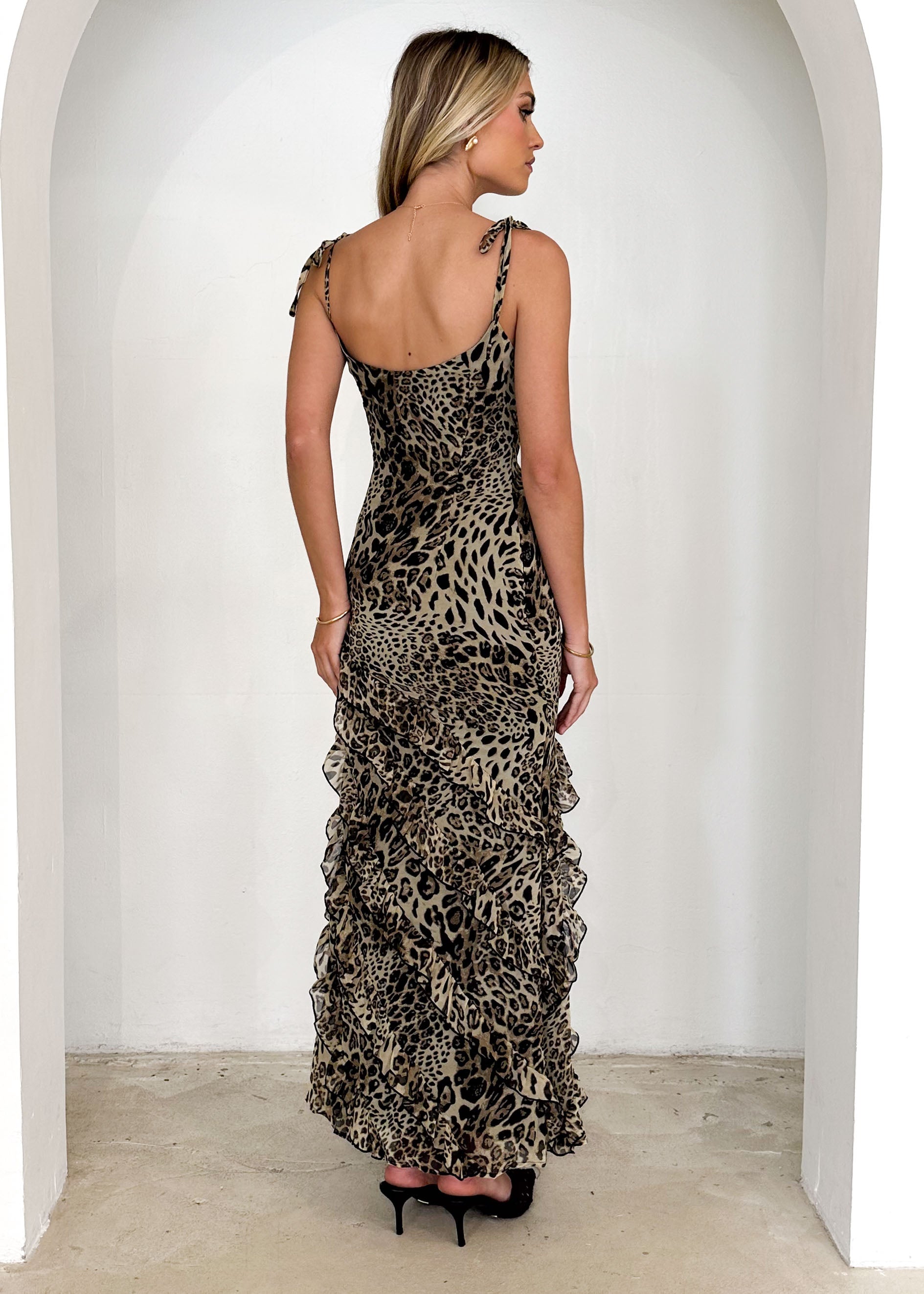 Kalluah Maxi Dress - Leopard