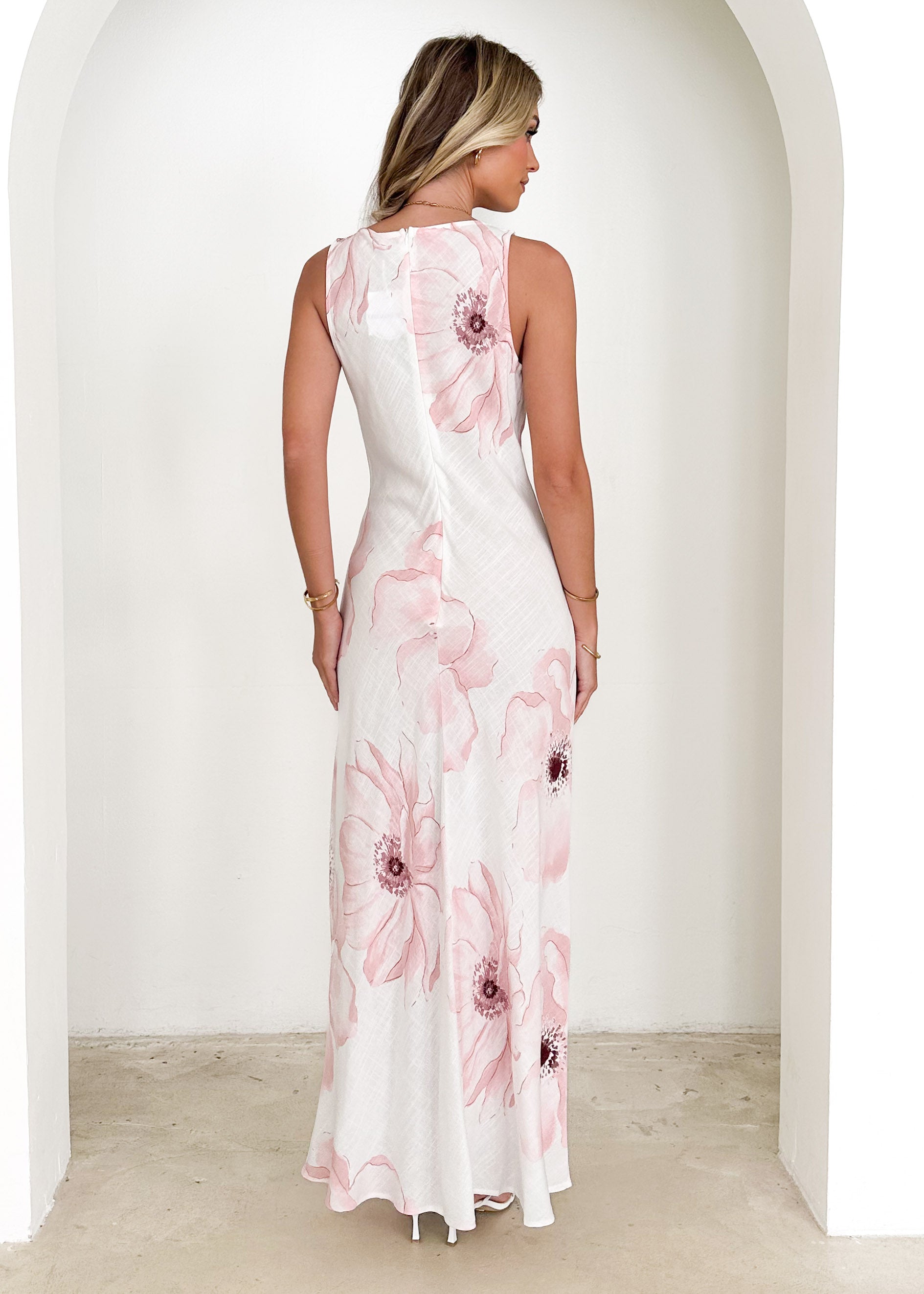 Denver Maxi Dress - Pink Poppy