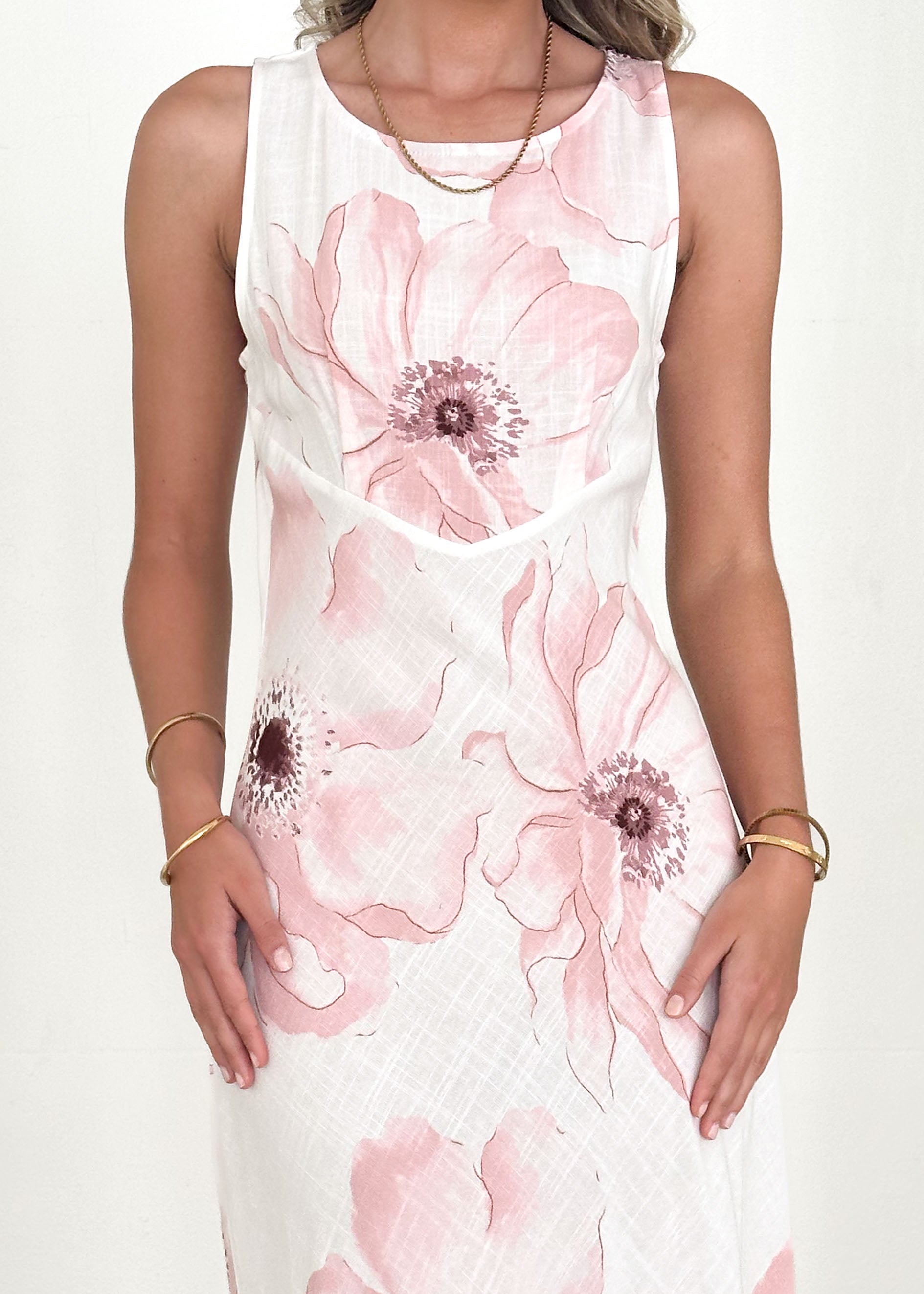 Denver Maxi Dress - Pink Poppy