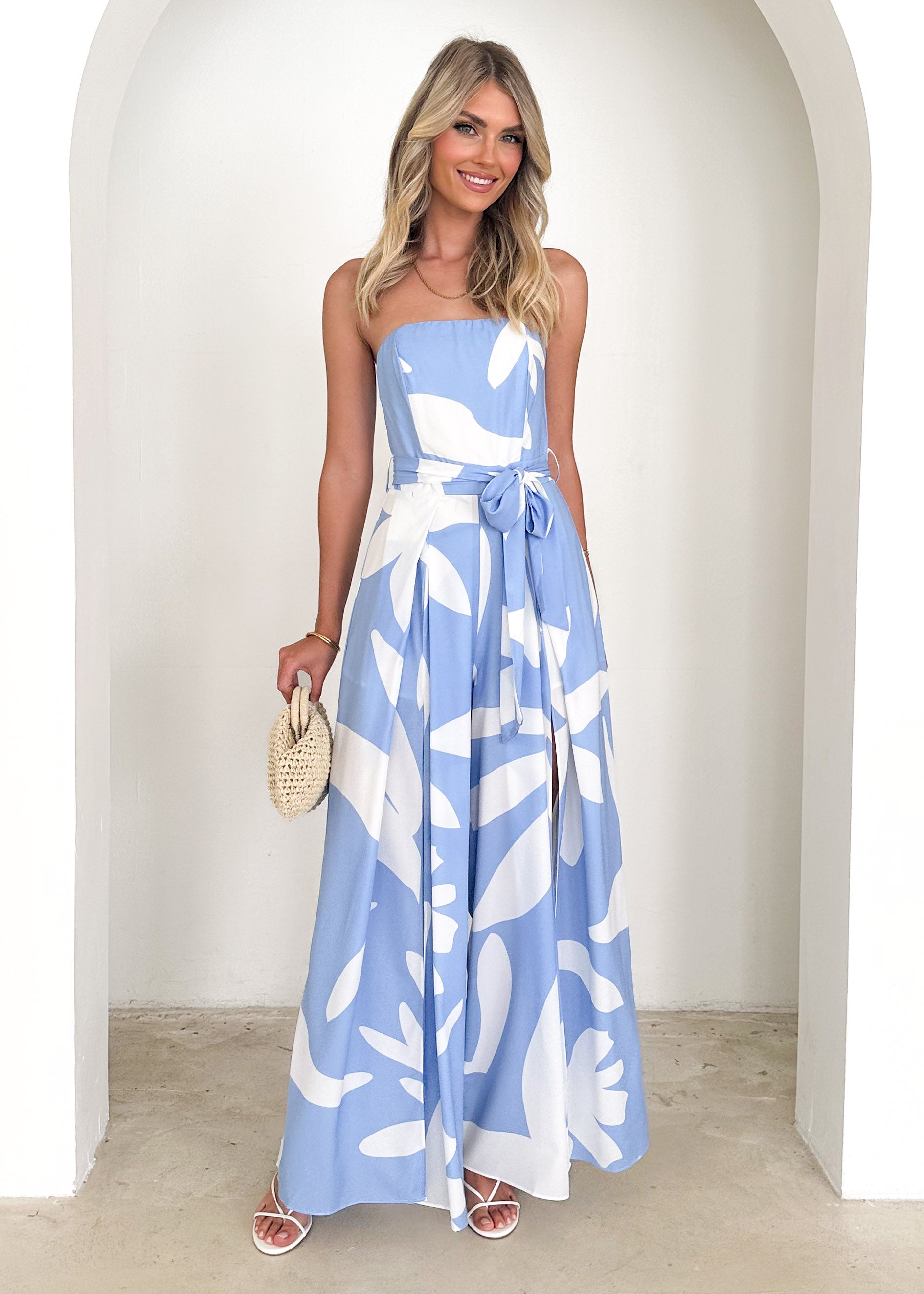 Colorado Pantsuit - Blue Abstract