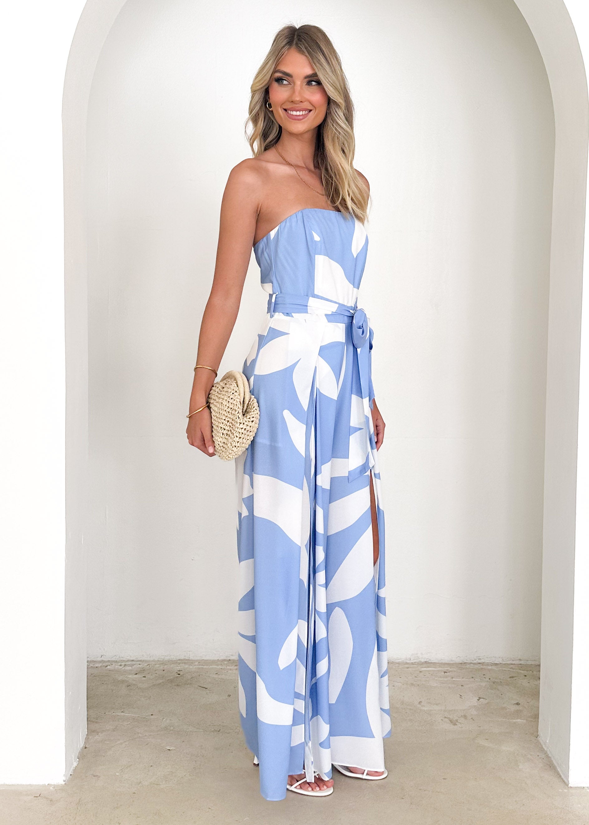 Colorado Pantsuit - Blue Abstract