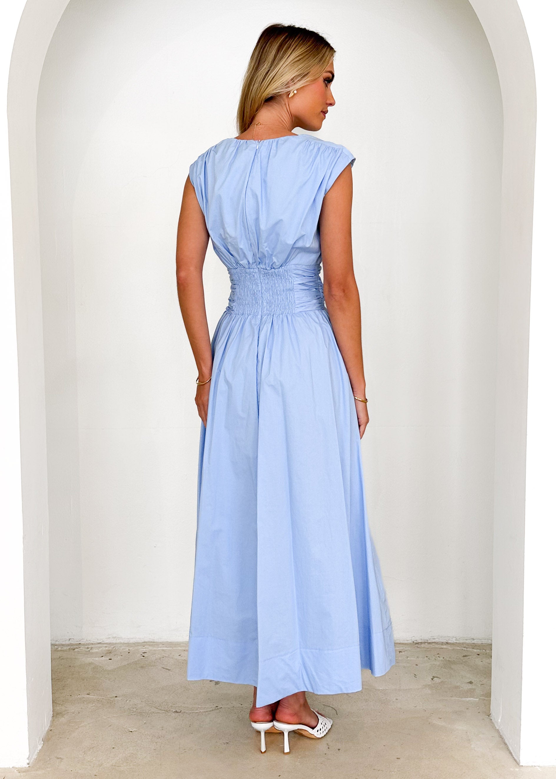 Kadin Maxi Dress - Pale Blue