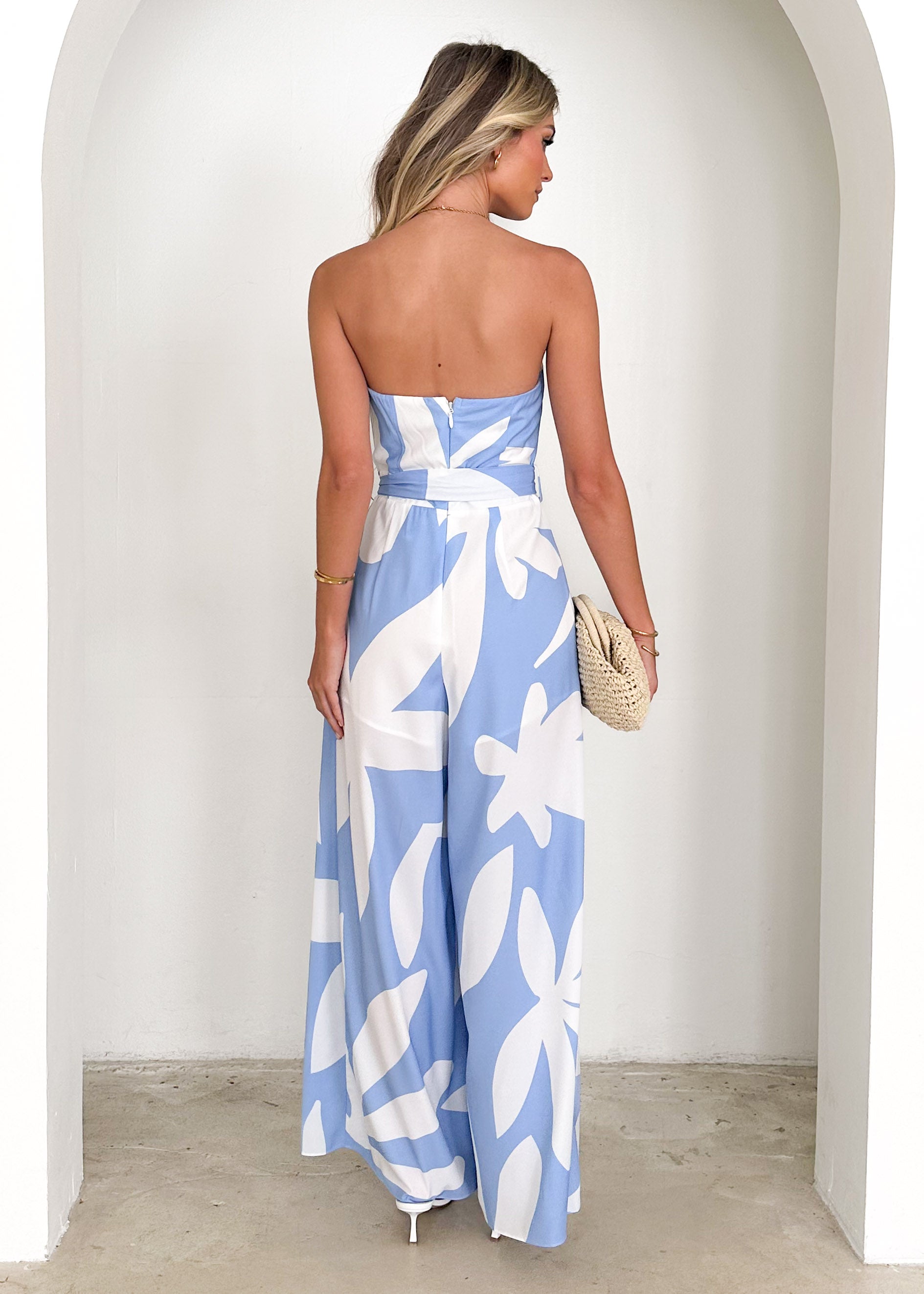 PRE-ORDER : Colorado Pantsuit - Blue Abstract