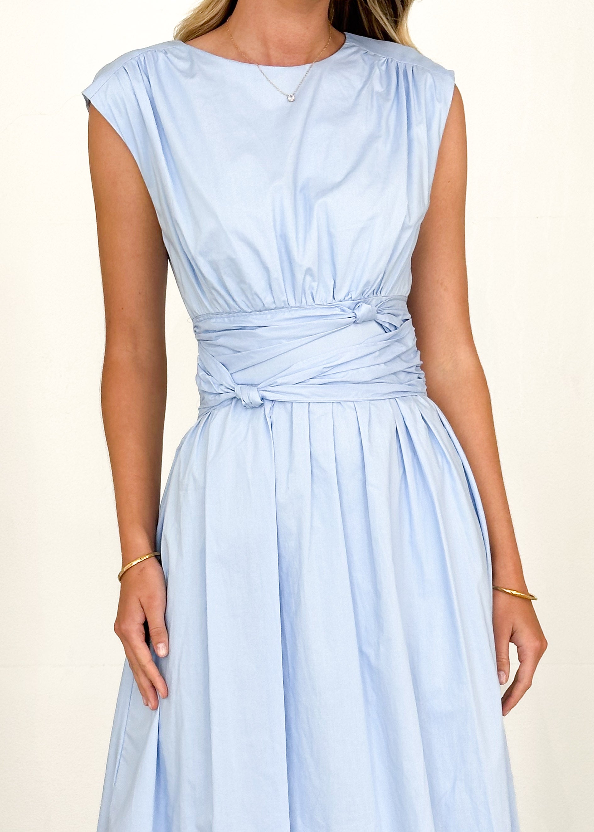 Kadin Maxi Dress - Pale Blue